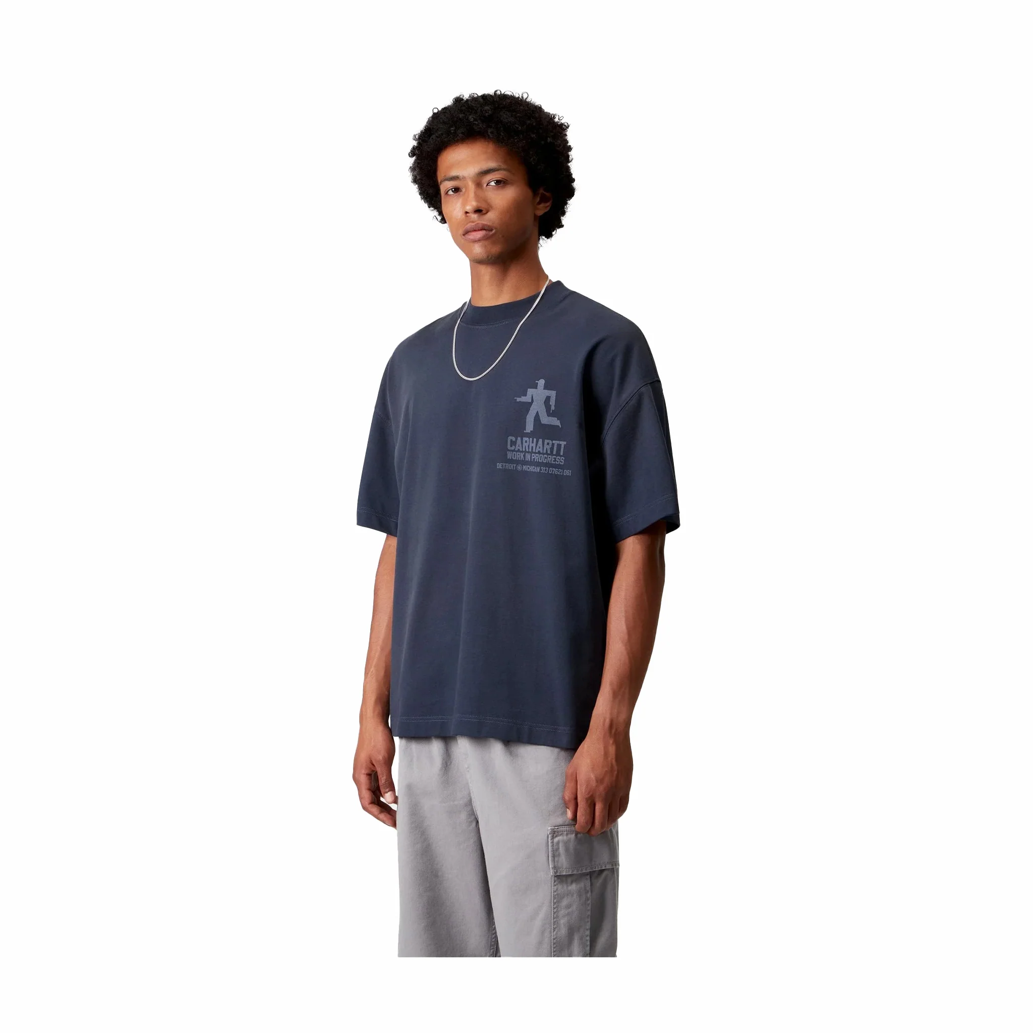 Carhartt WIP Distance T-Shirt - Stone Dyed (Jupiter) - Image 3