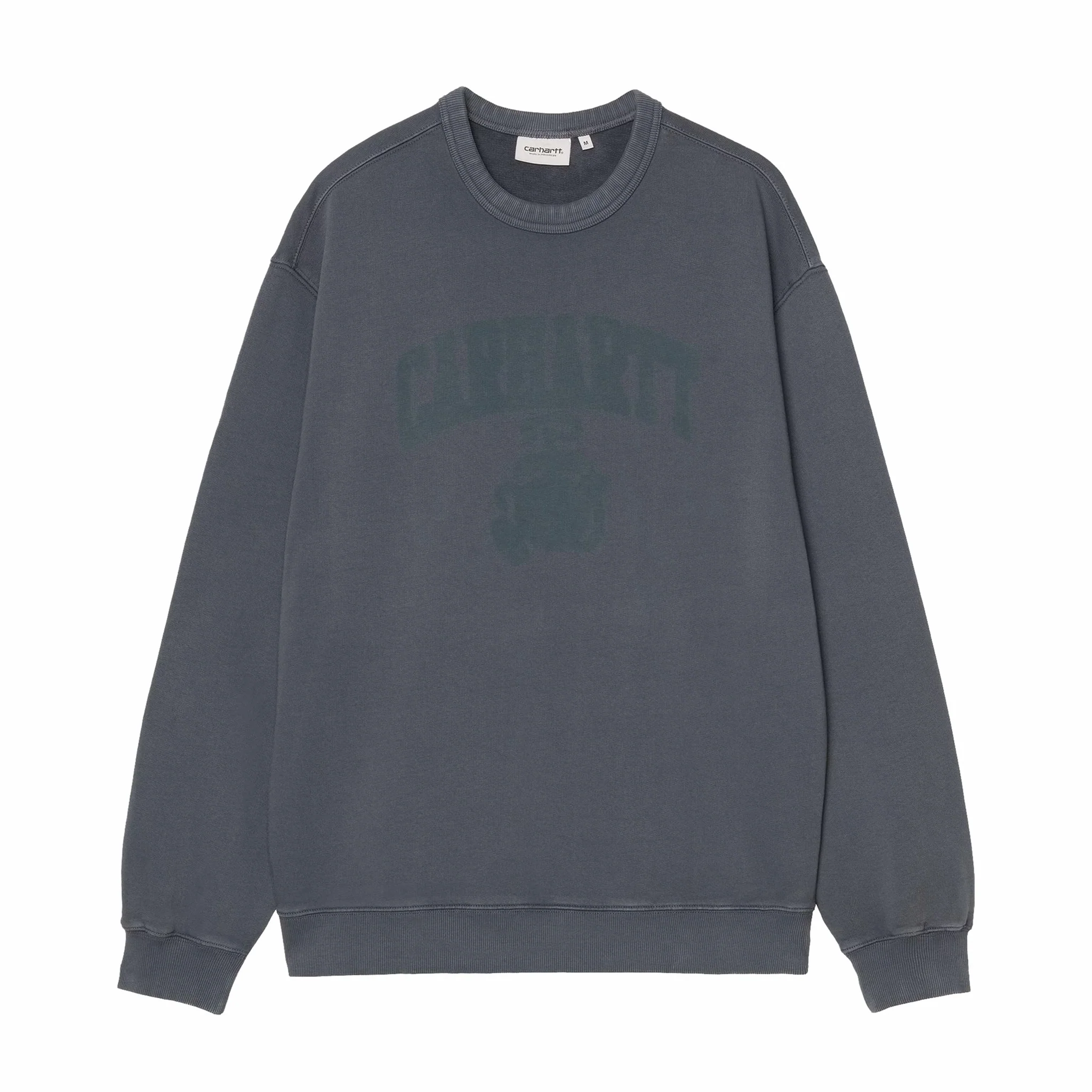 Carhartt WIP Faded Pond Corps Sweatshirt (Deep Night/Heavy Stone Wash)