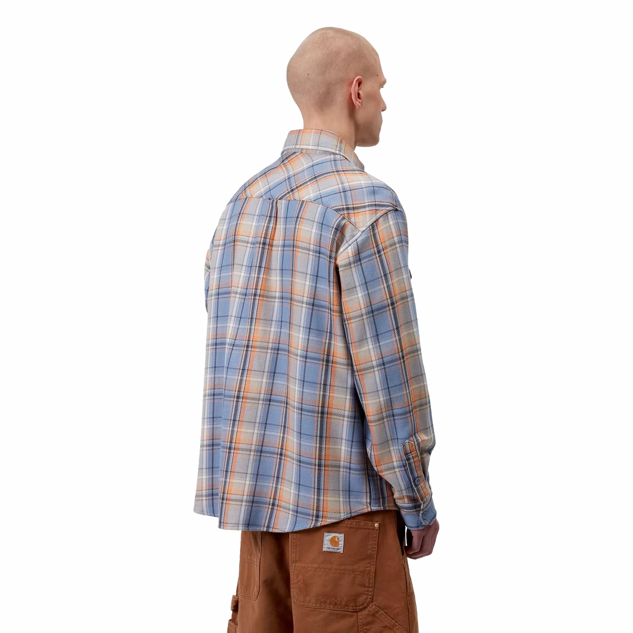 Carhartt WIP L/S Tunick Shirt (Blue) - Image 4