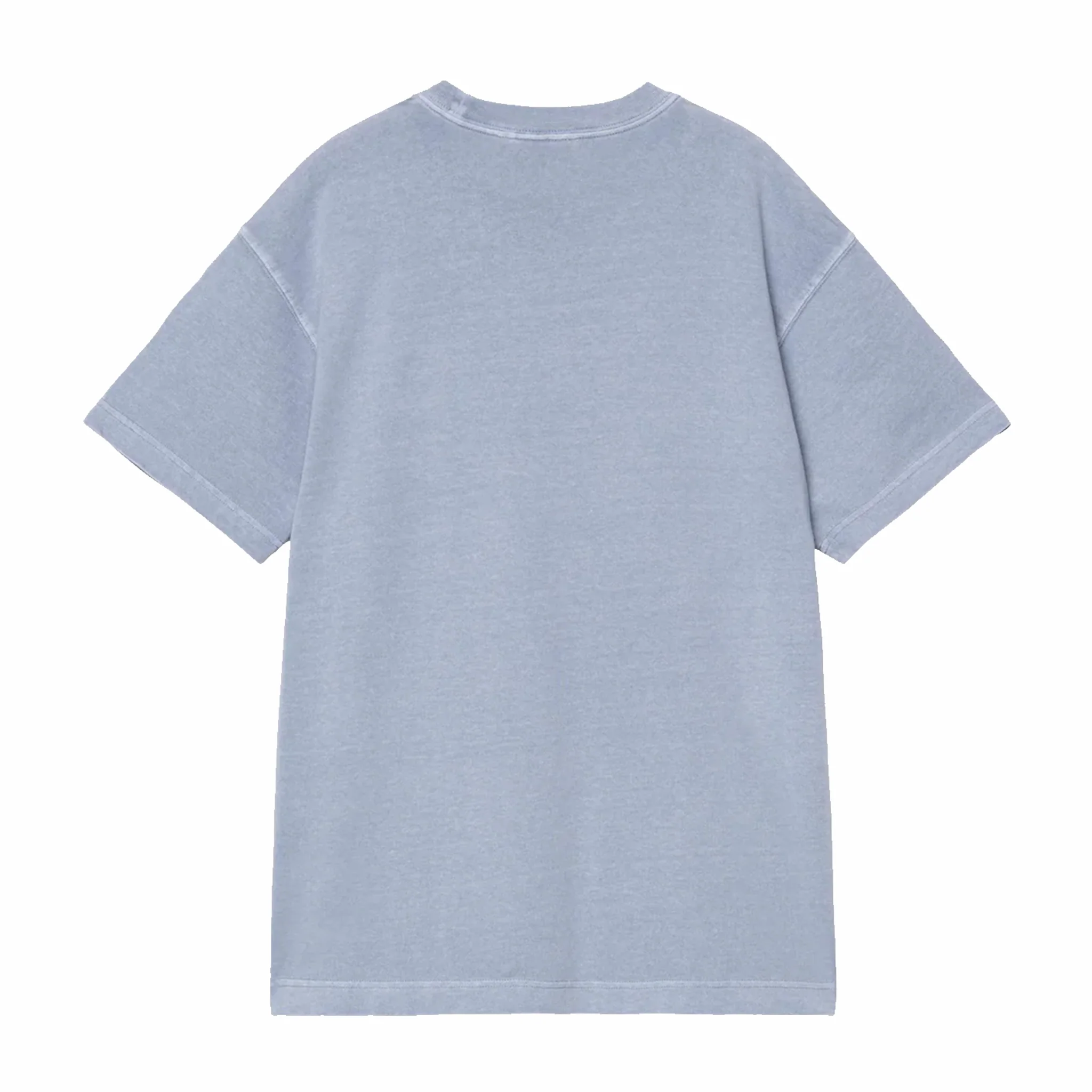 Carhartt WIP Nelson Waffle T-Shirt (Gentle Blue Garment Dyed) - Image 2