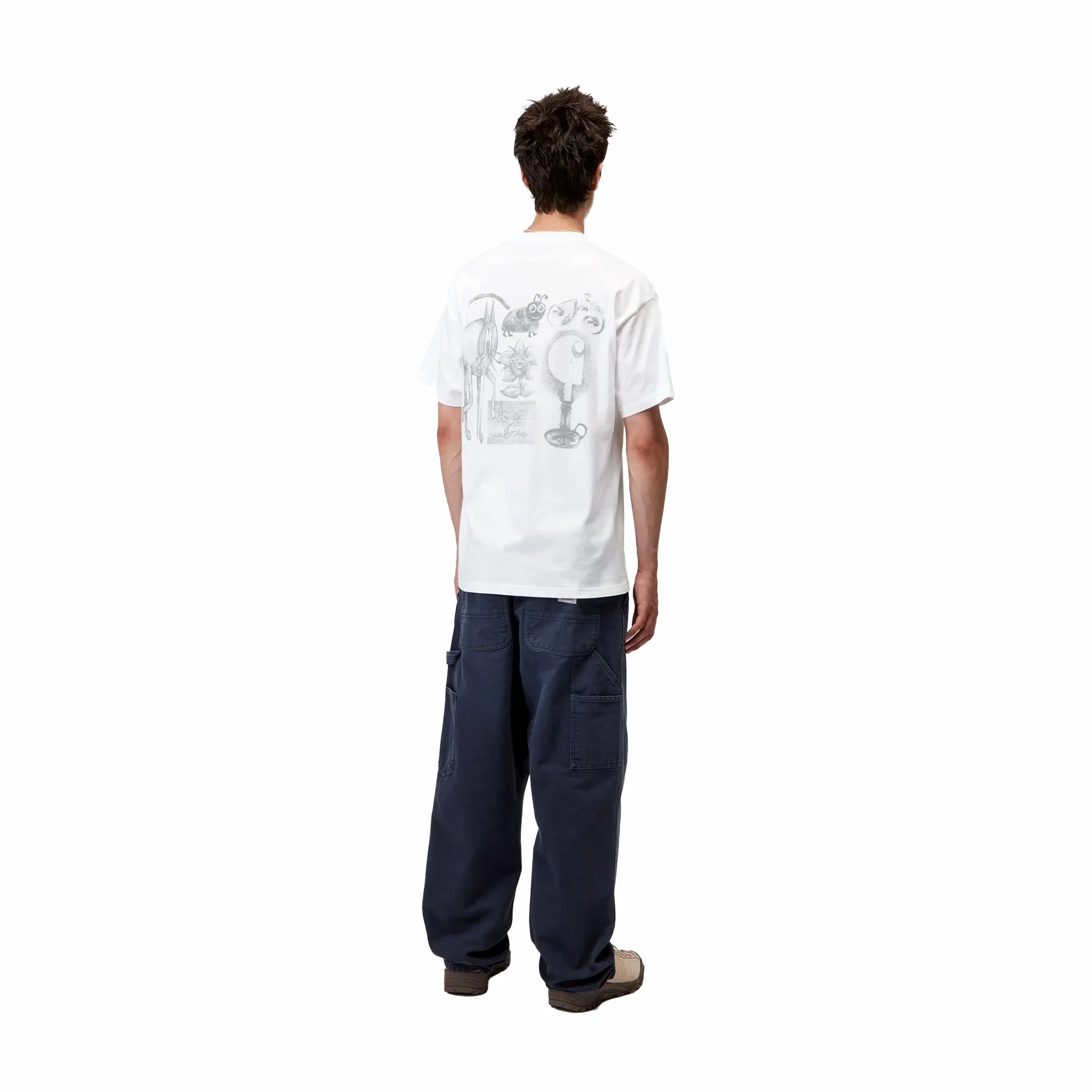 Carhartt WIP Okniceok 01 T-Shirt (White) - Image 3