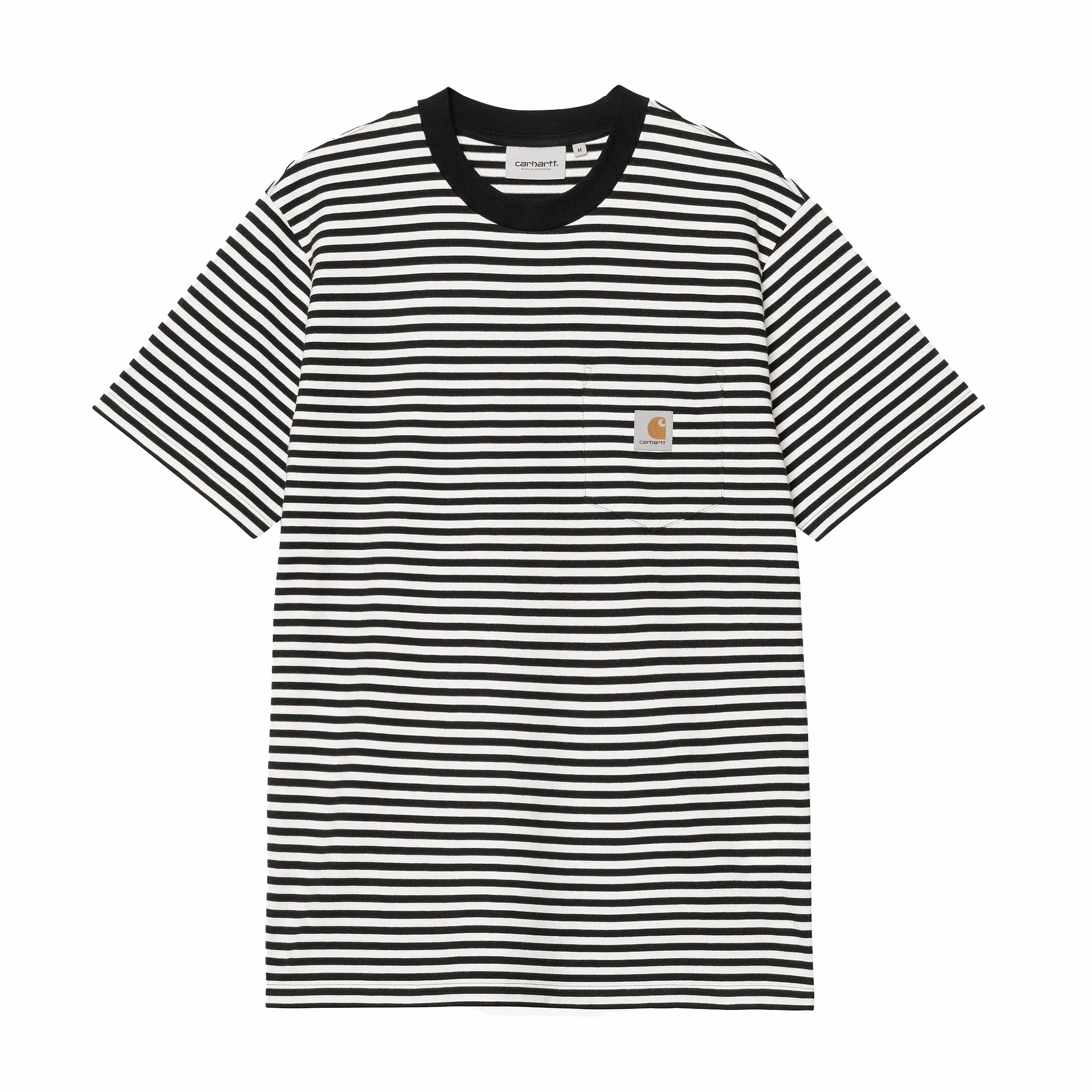 Carhartt WIP Verner Stripe Pocket T-Shirt (Black/Wax)