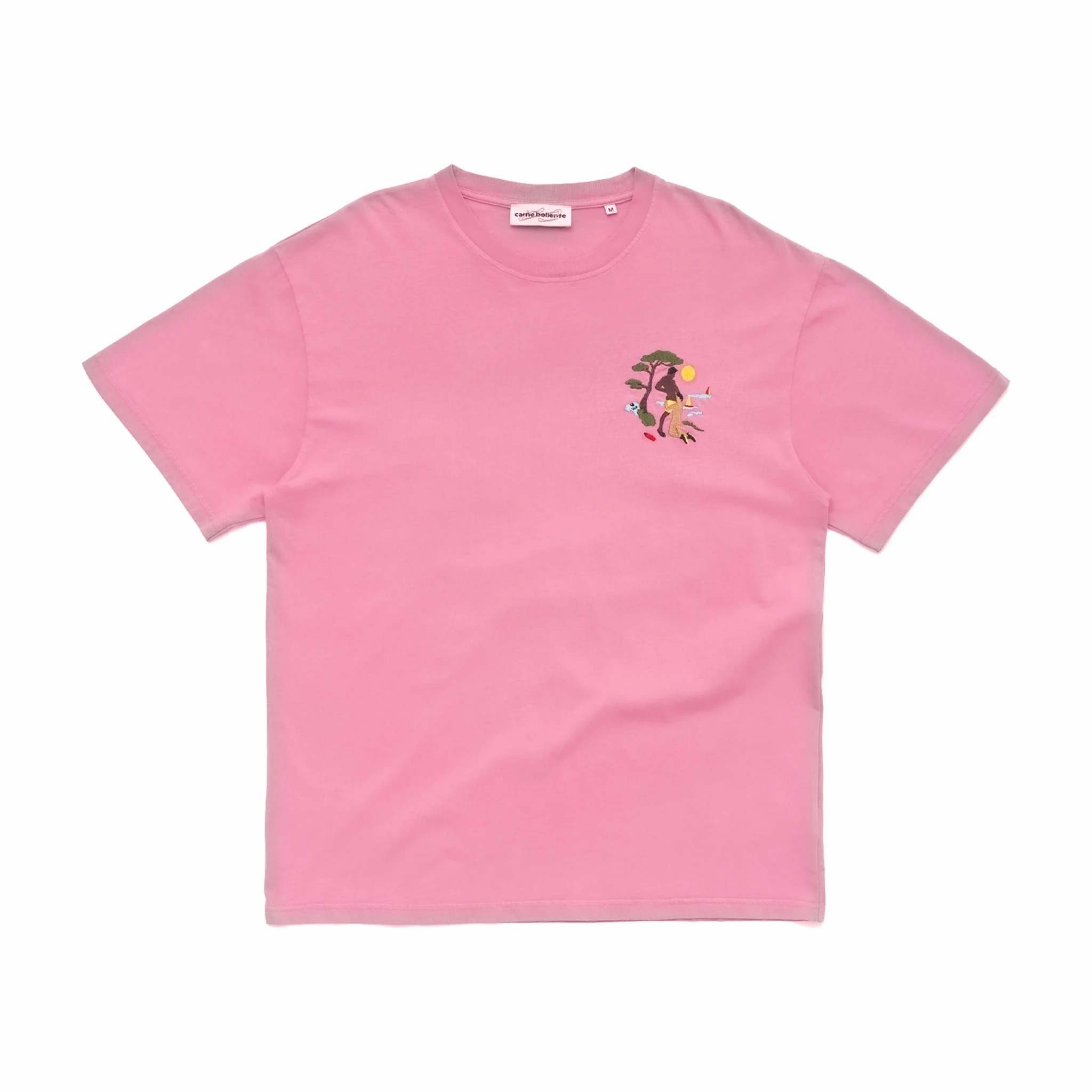 Carne Bollente Blowin' in the Wind T-Shirt (Off-Pink)