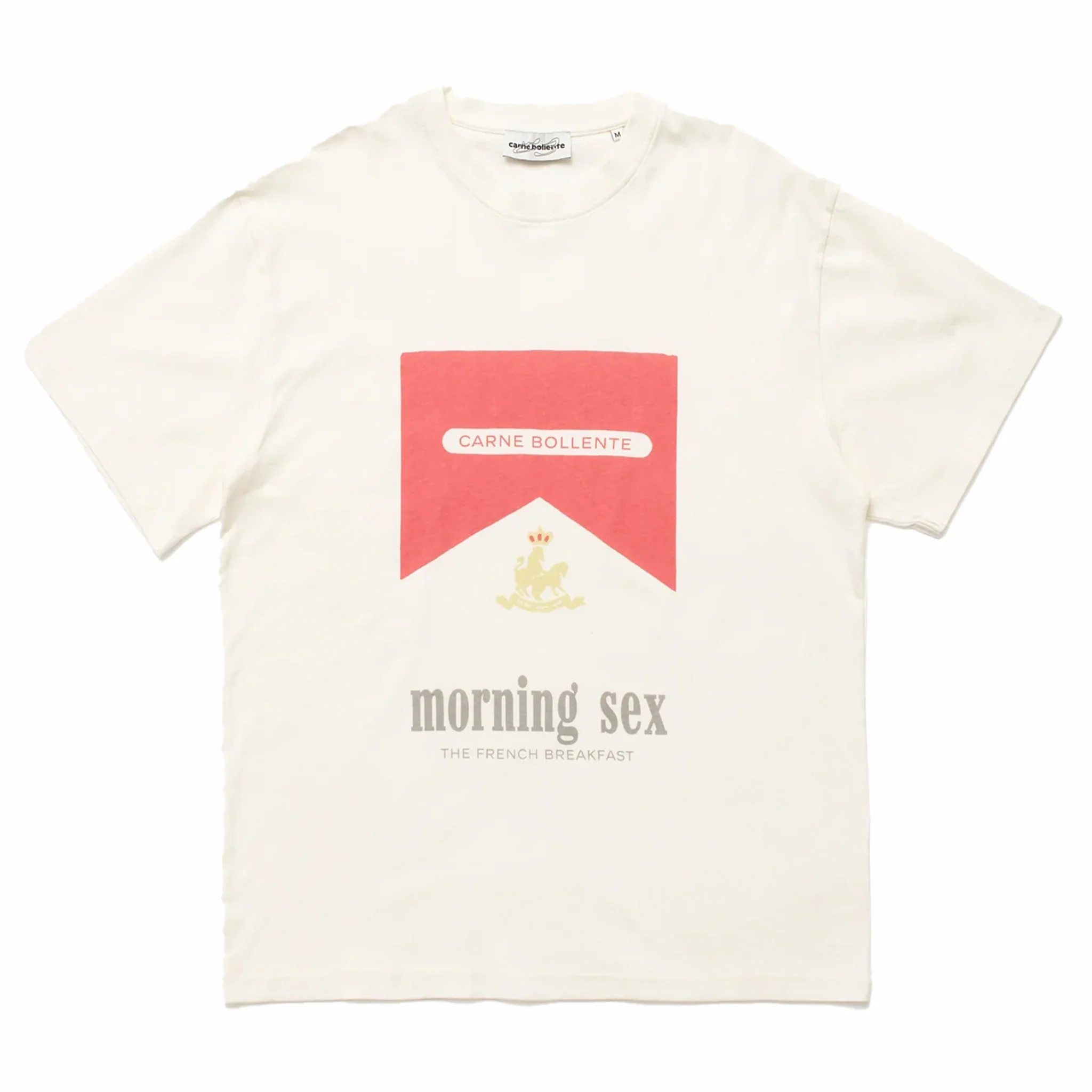 Carne Bollente Breakfast in Bed T-Shirt (Off White)