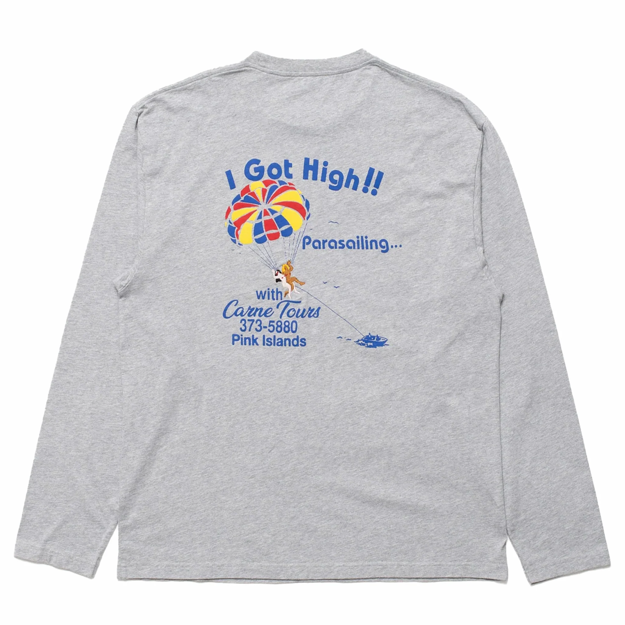 Carne Bollente Carne World Tour Long Sleeve T-Shirt (Melange Grey)