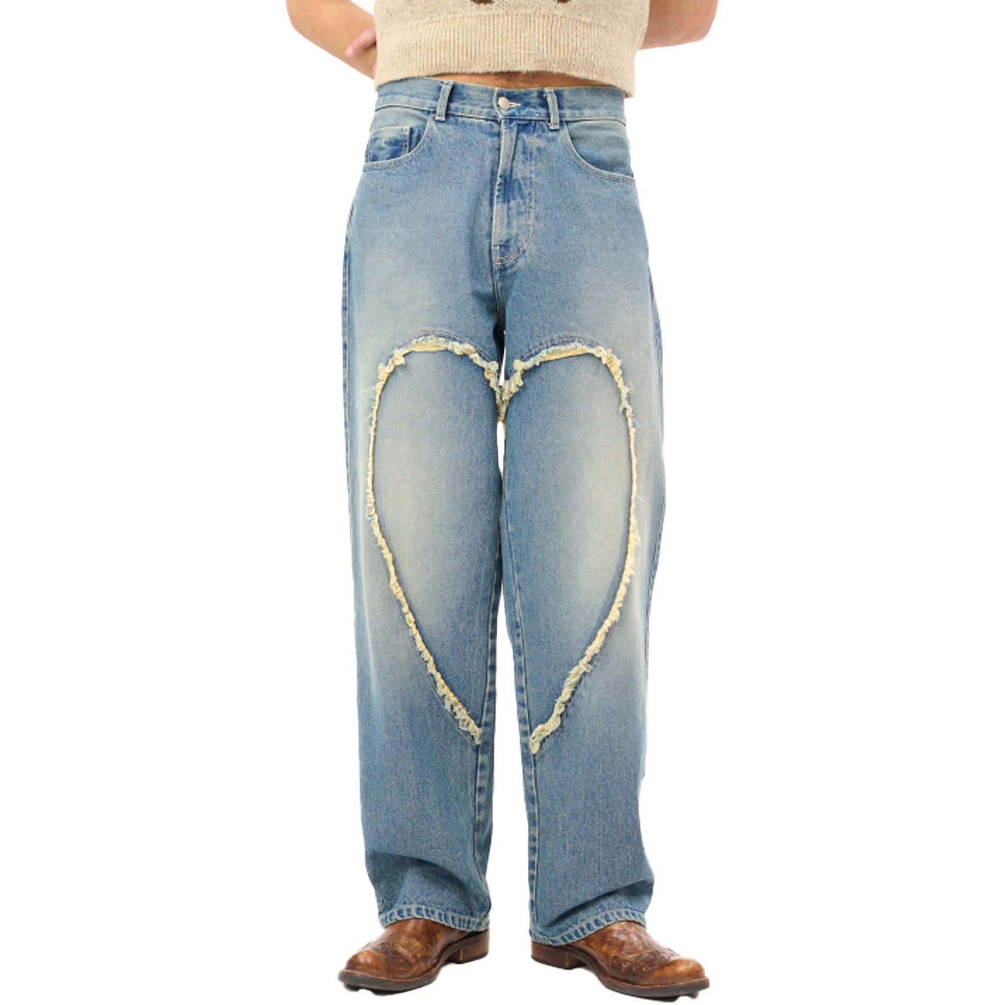 Carne Bollente Love Denim Pants 000's (Washed Blue) - Image 3