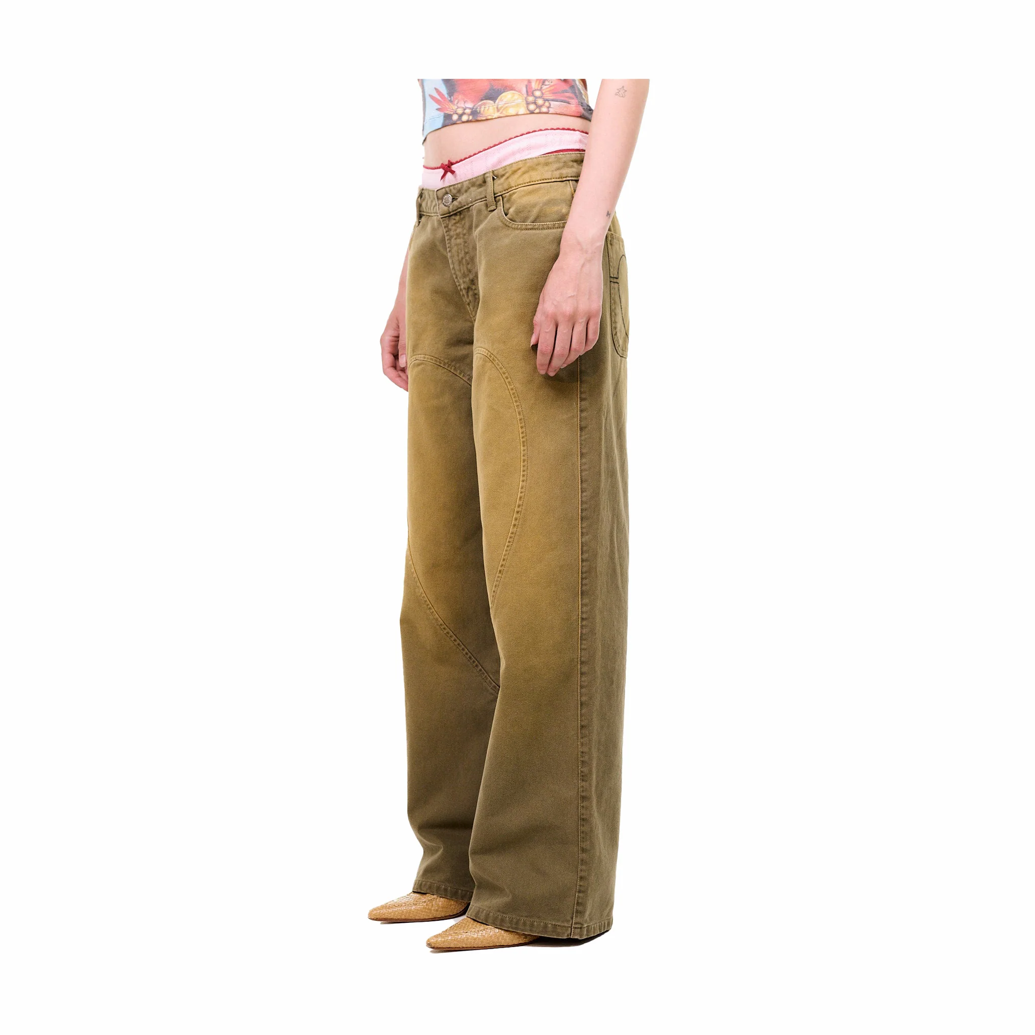Carne Bollente Love Pants Forever (Off Khaki) - Image 3