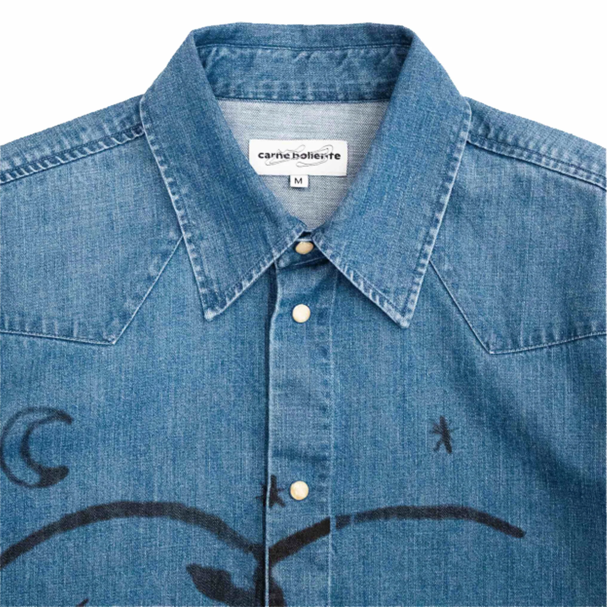 Carne Bollente My Denim Darling Shirt (Light Blue) - Image 3