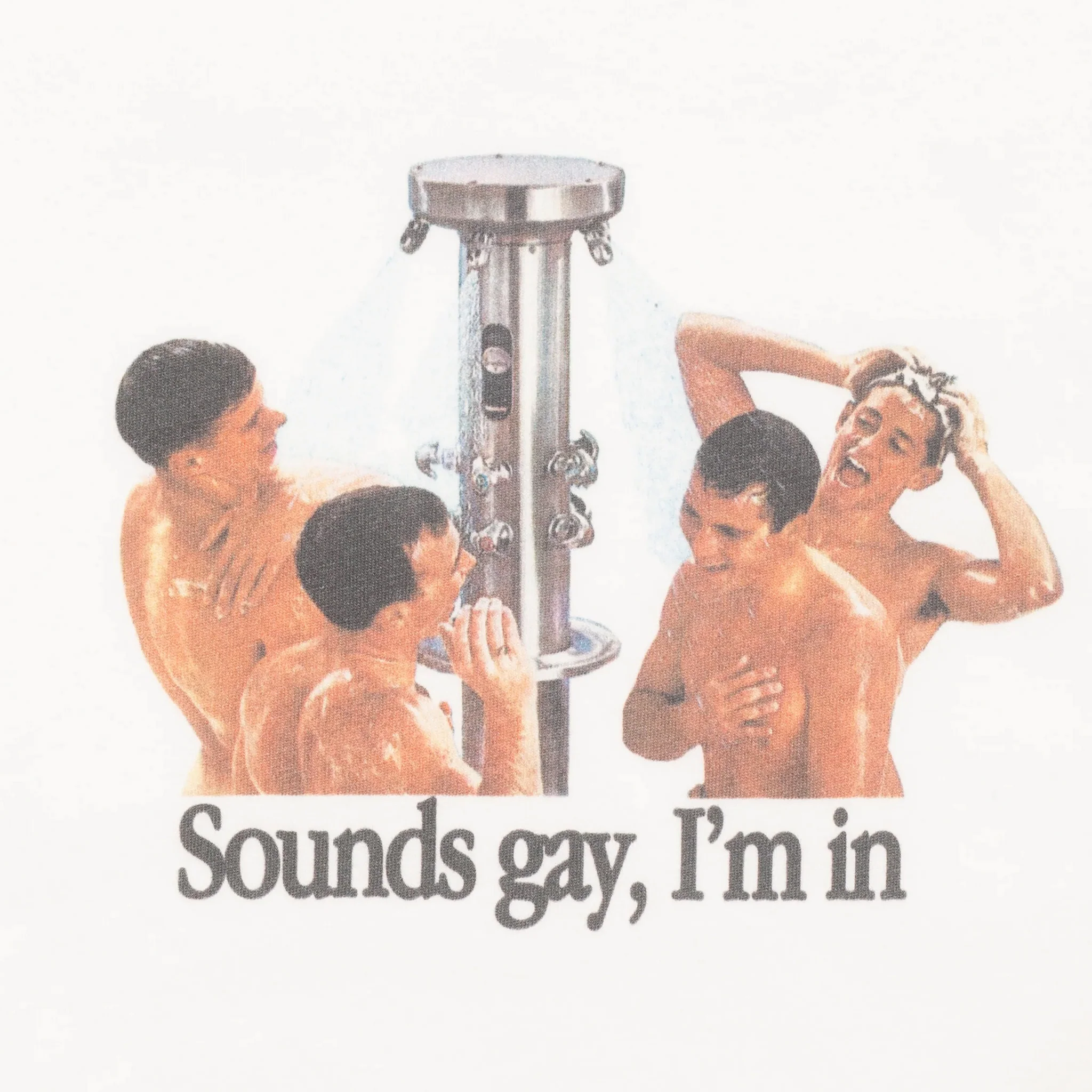 Carne Bollente Sounds Gay, I'm In T-Shirt (White) - Image 2