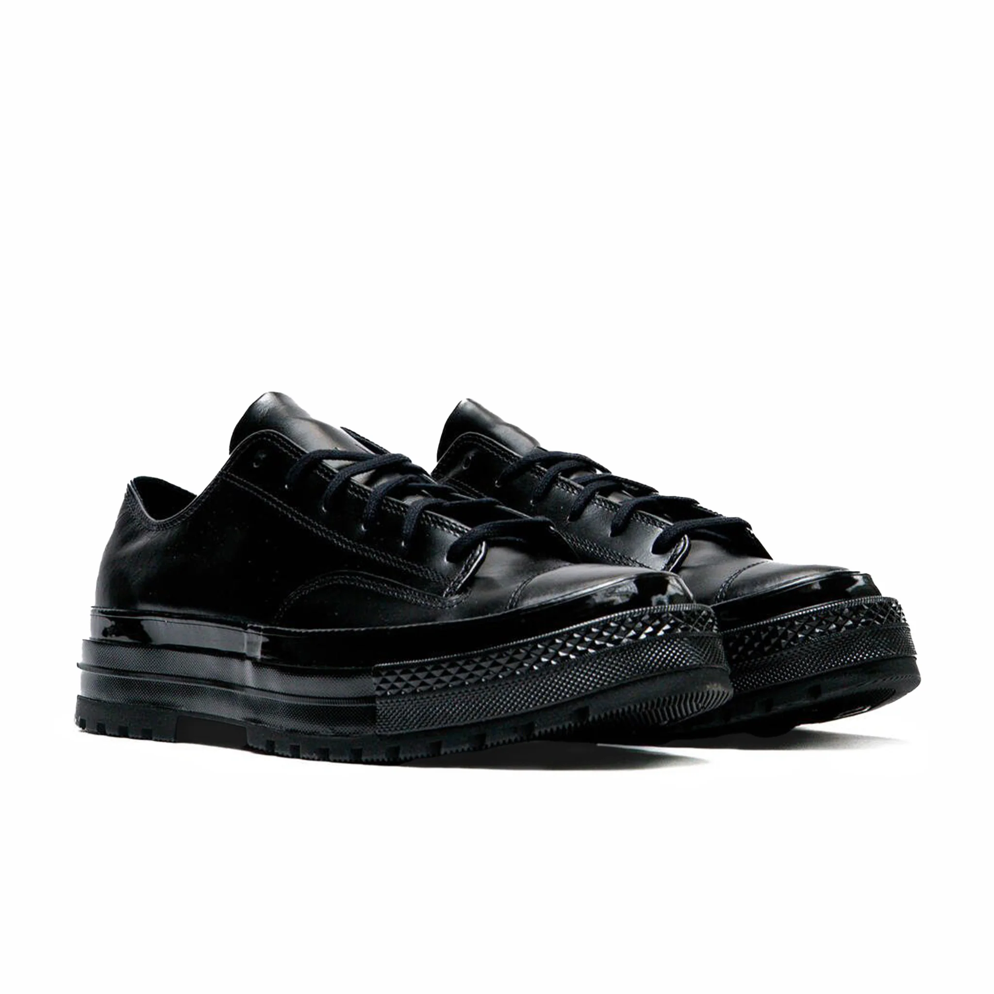 Converse Men's Chuck 70 National Leather (Black/Black/Black) - Image 2