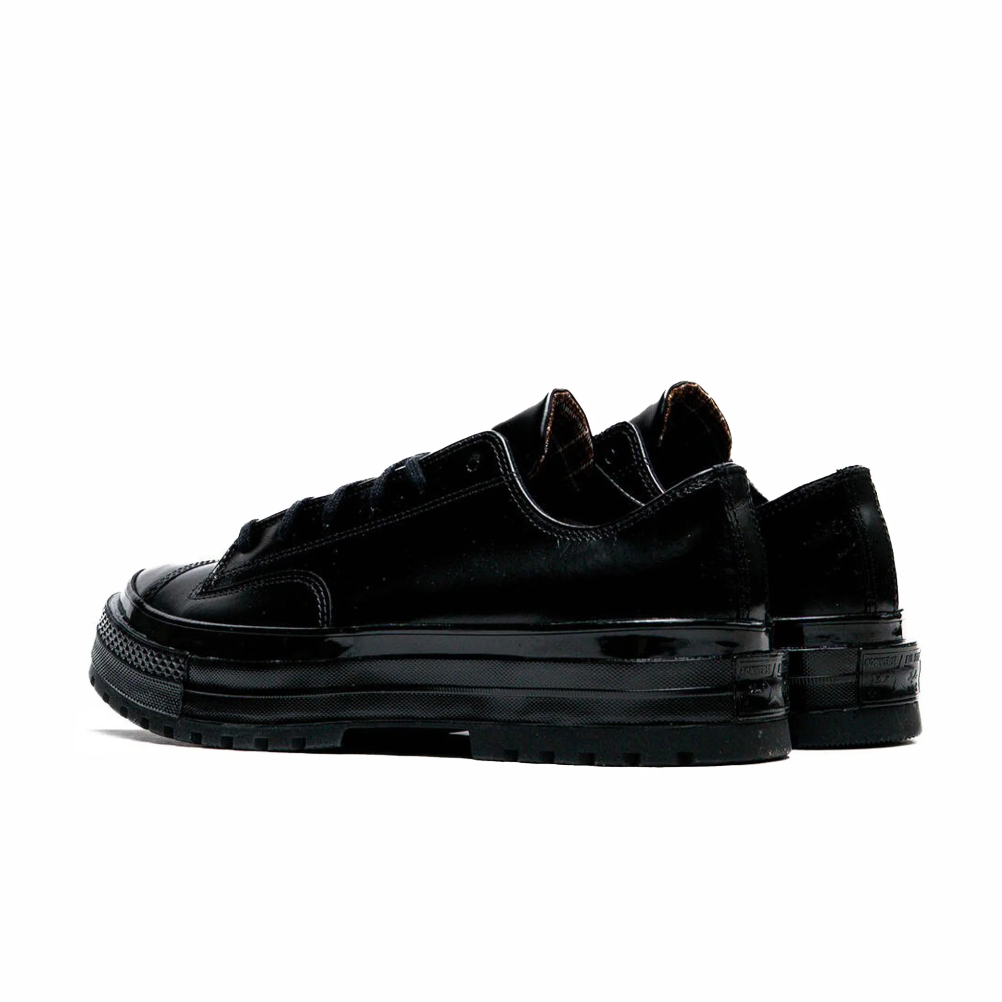 Converse Men's Chuck 70 National Leather (Black/Black/Black) - Image 3