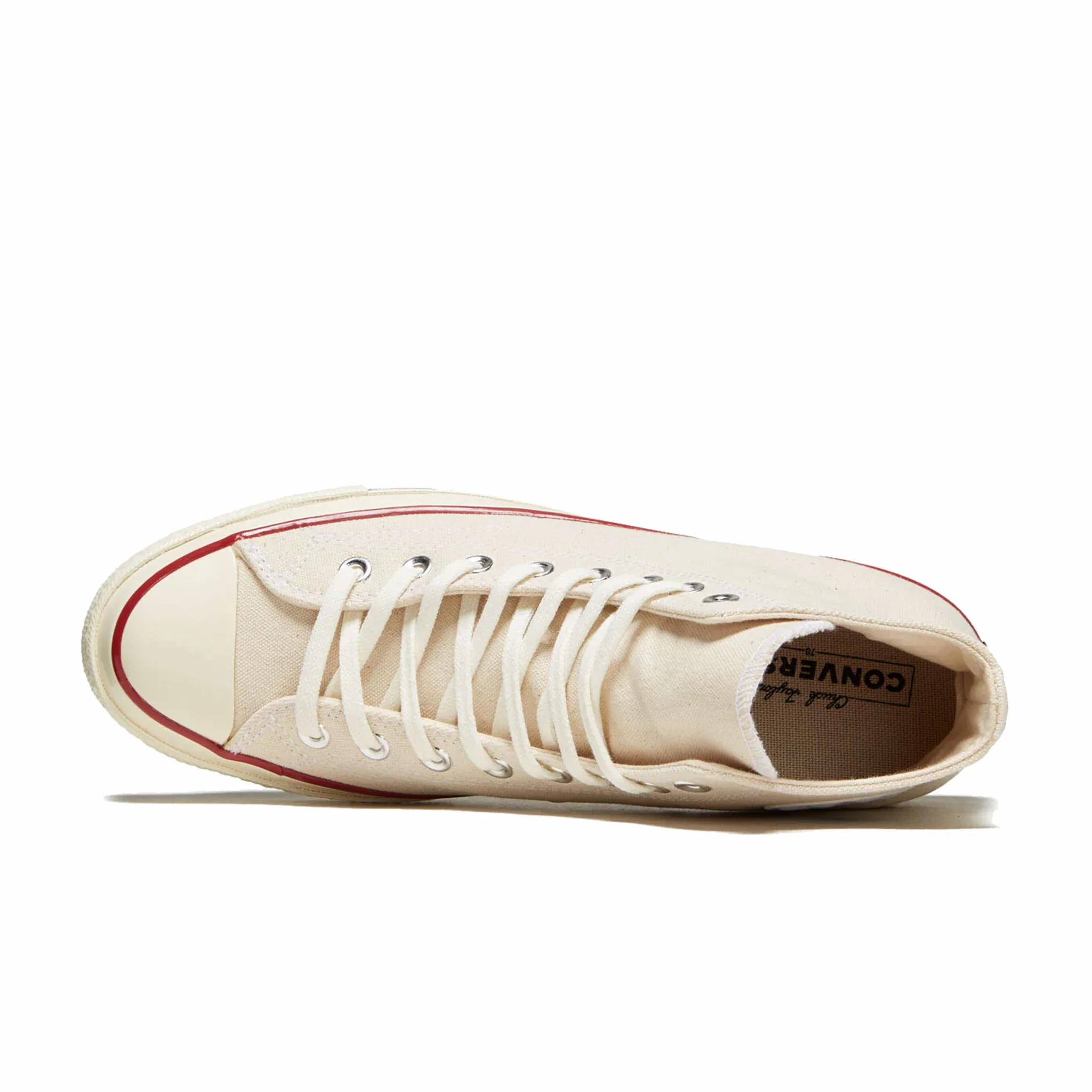 Converse Unisex Chuck 70 Canvas High Top Shoe (Parchment/Garnet/Egret) - Image 3