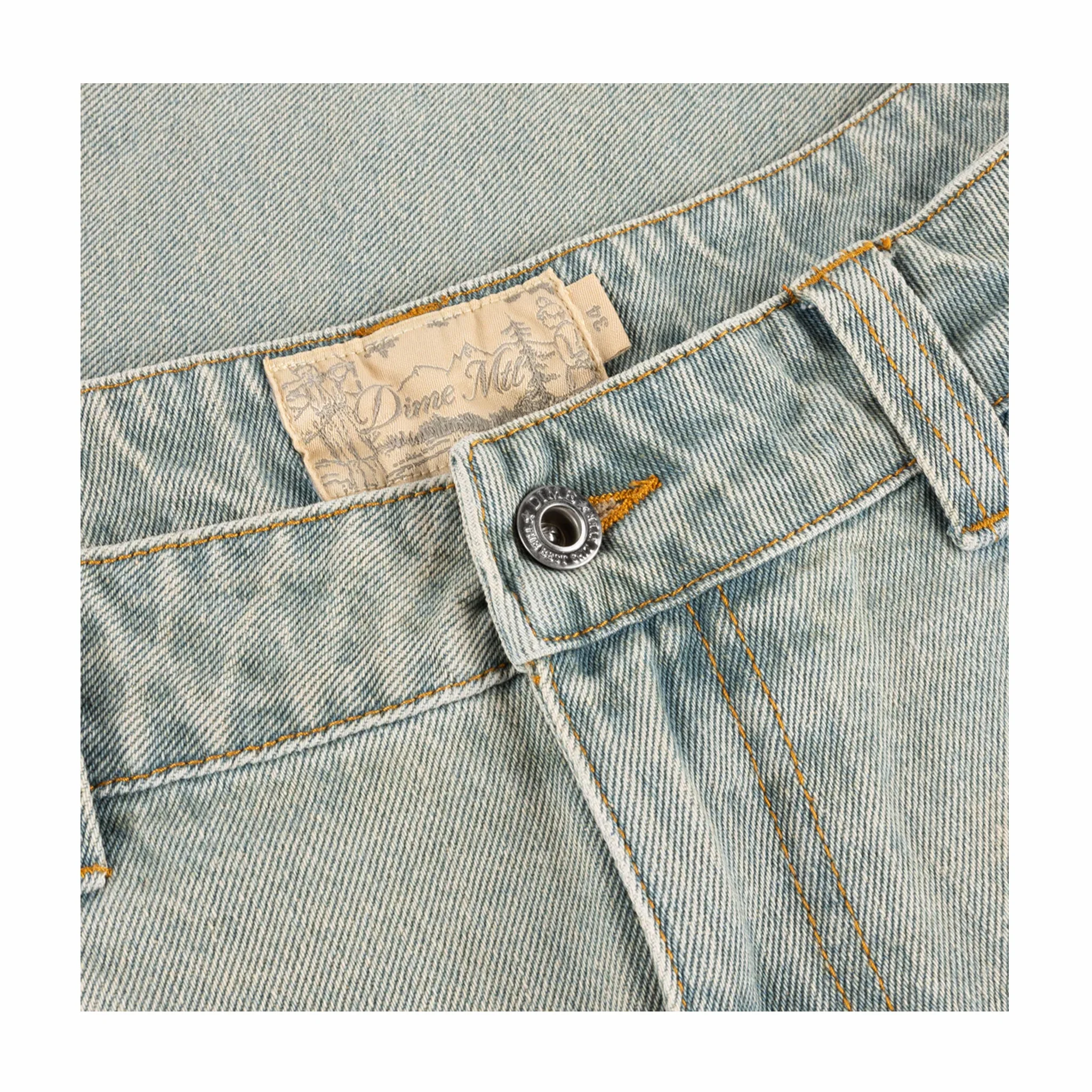 Dime Baggy Denim Pants (Sandblasted Sky Blue) - Image 3