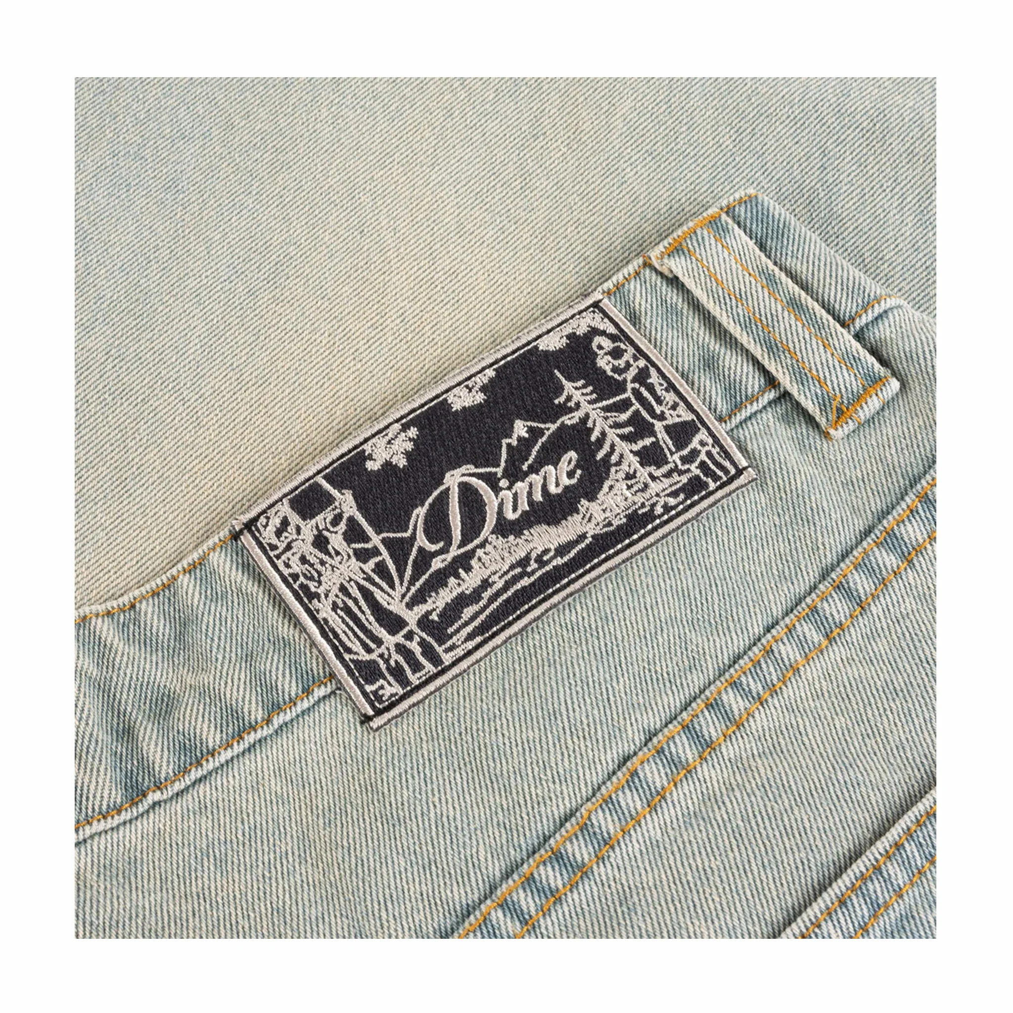 Dime Baggy Denim Pants (Sandblasted Sky Blue) - Image 4