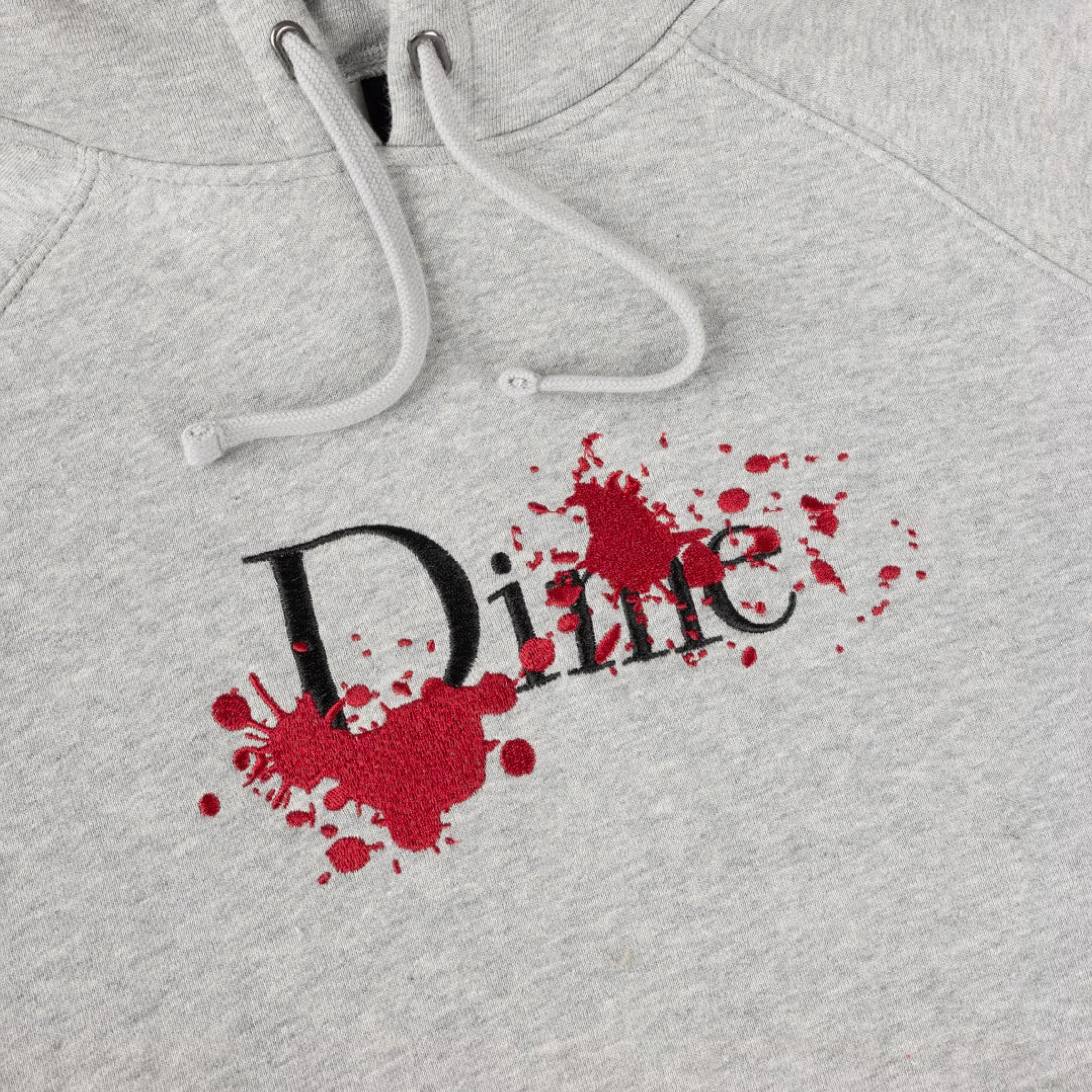Dime Classic Bloody Hoodie (Heather Gray) - Image 2