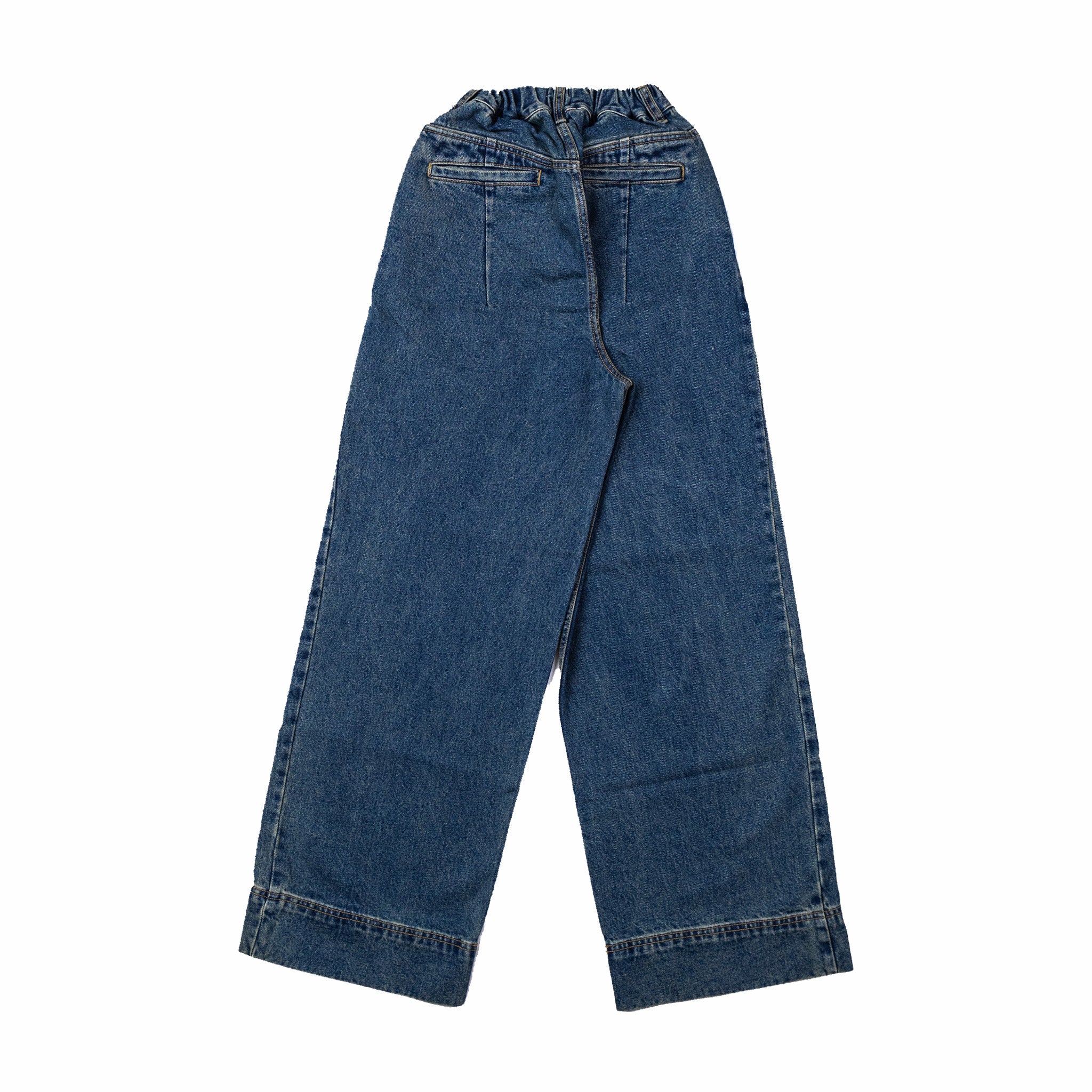 Estudio Niksen Big Hem Denim Jeans (Blue Wash) - Image 2