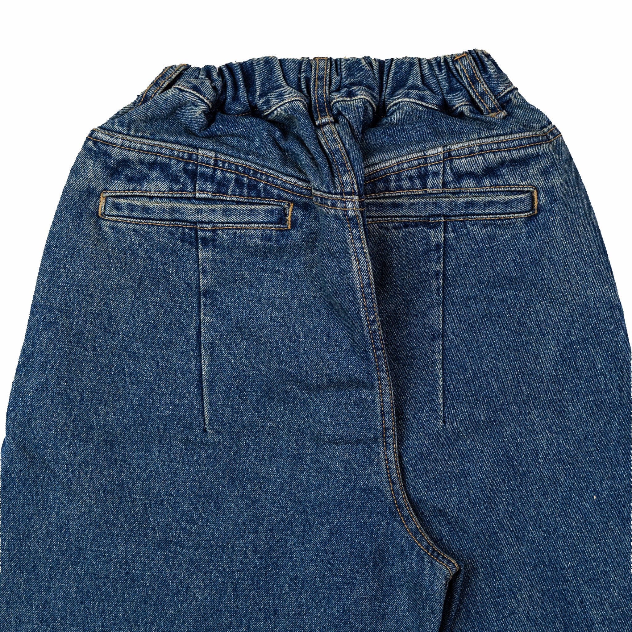 Estudio Niksen Big Hem Denim Jeans (Blue Wash) - Image 3