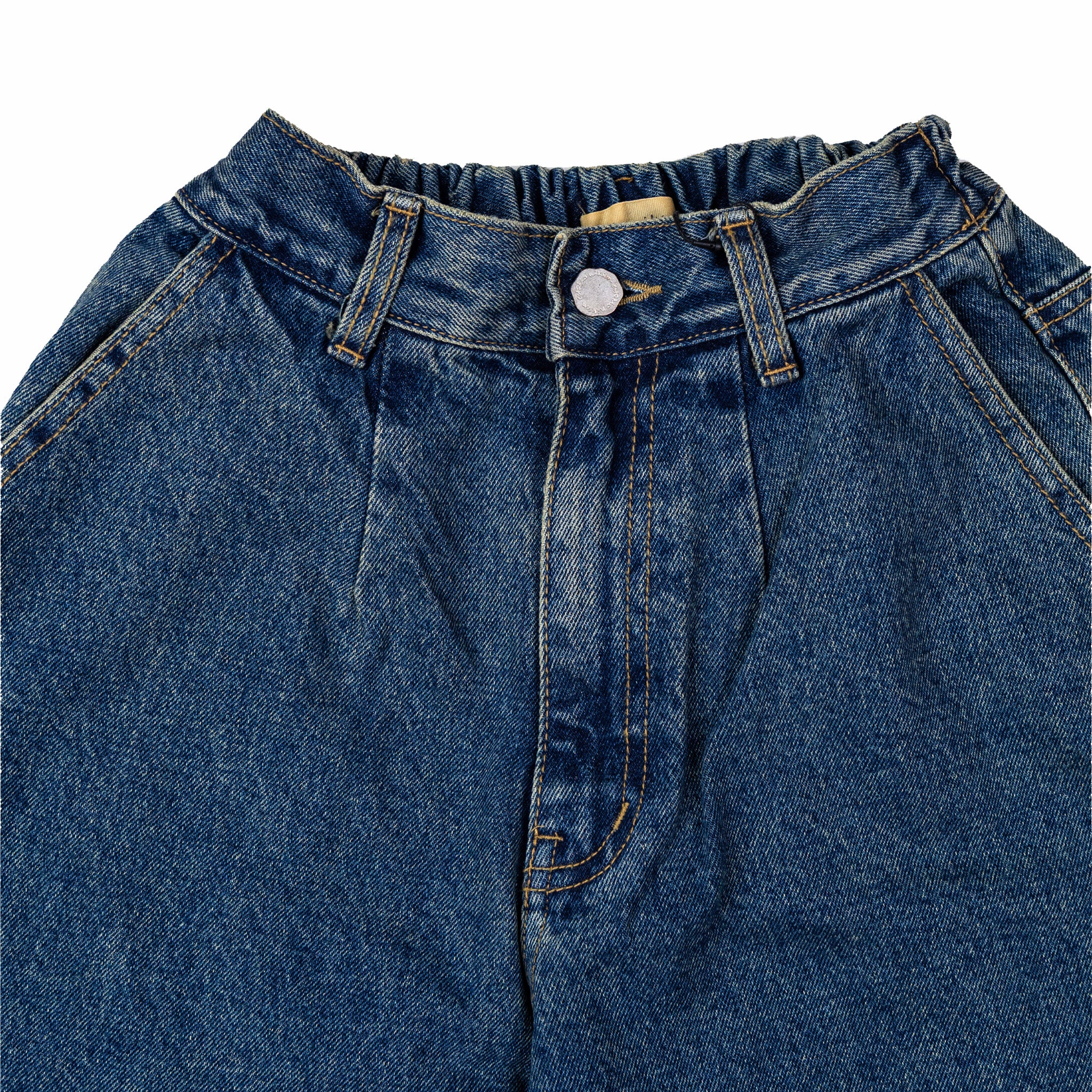 Estudio Niksen Big Hem Denim Jeans (Blue Wash) - Image 4