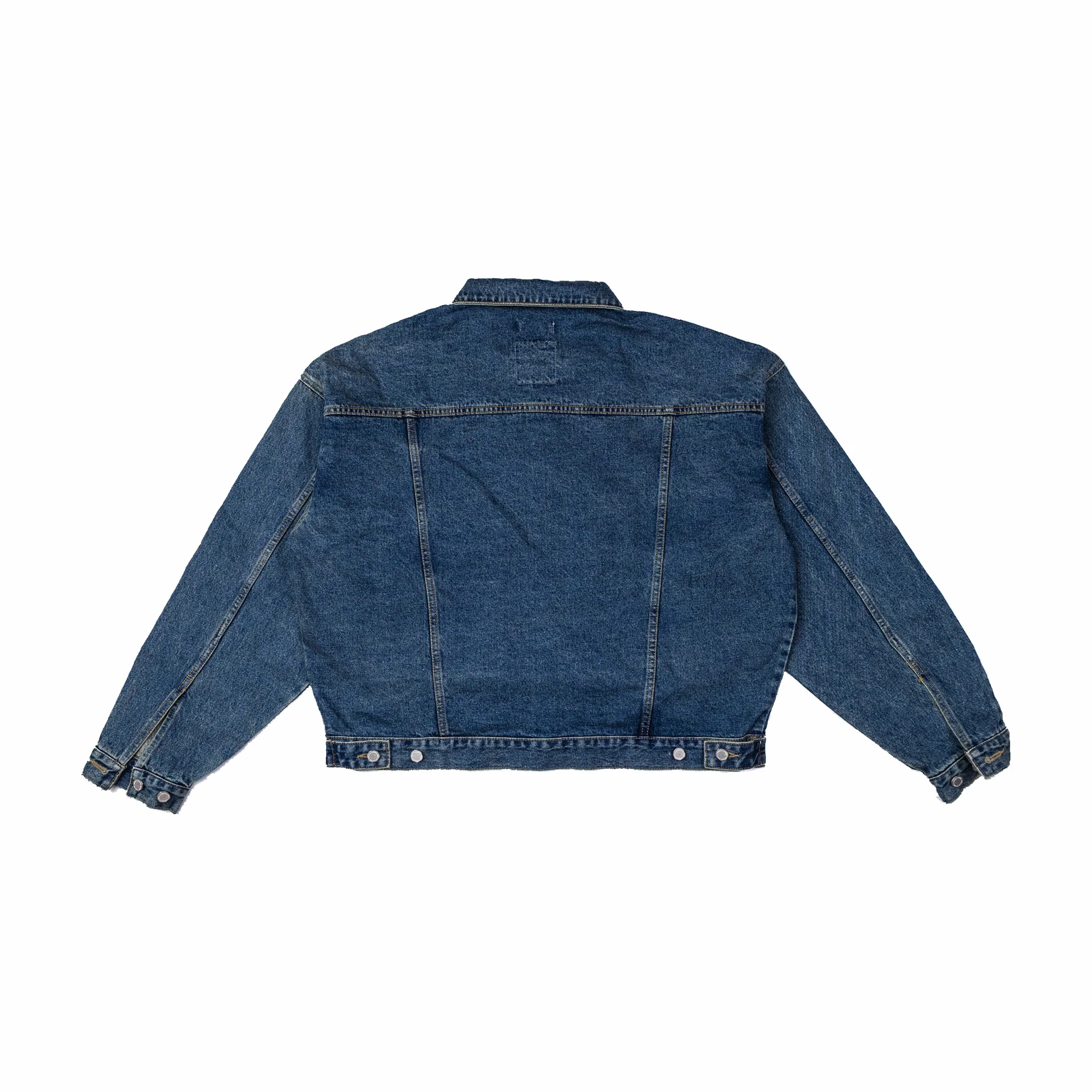 Estudio Niksen Boxy Denim Trucker Jacket (Blue Wash) - Image 2