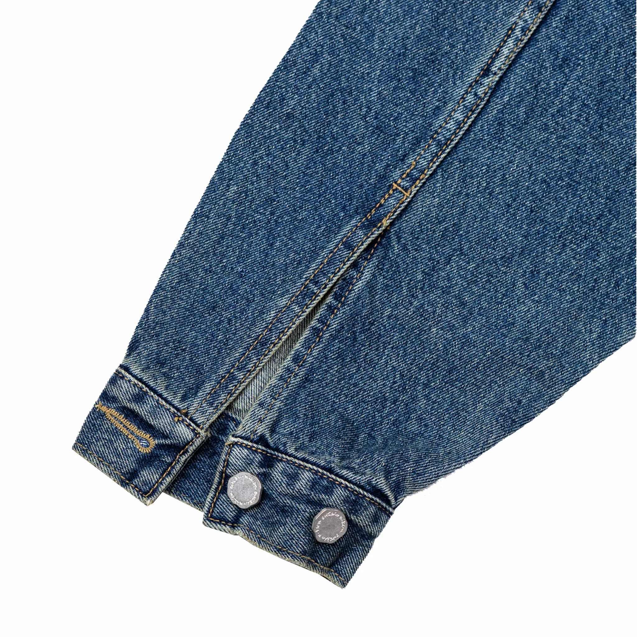 Estudio Niksen Boxy Denim Trucker Jacket (Blue Wash) - Image 6