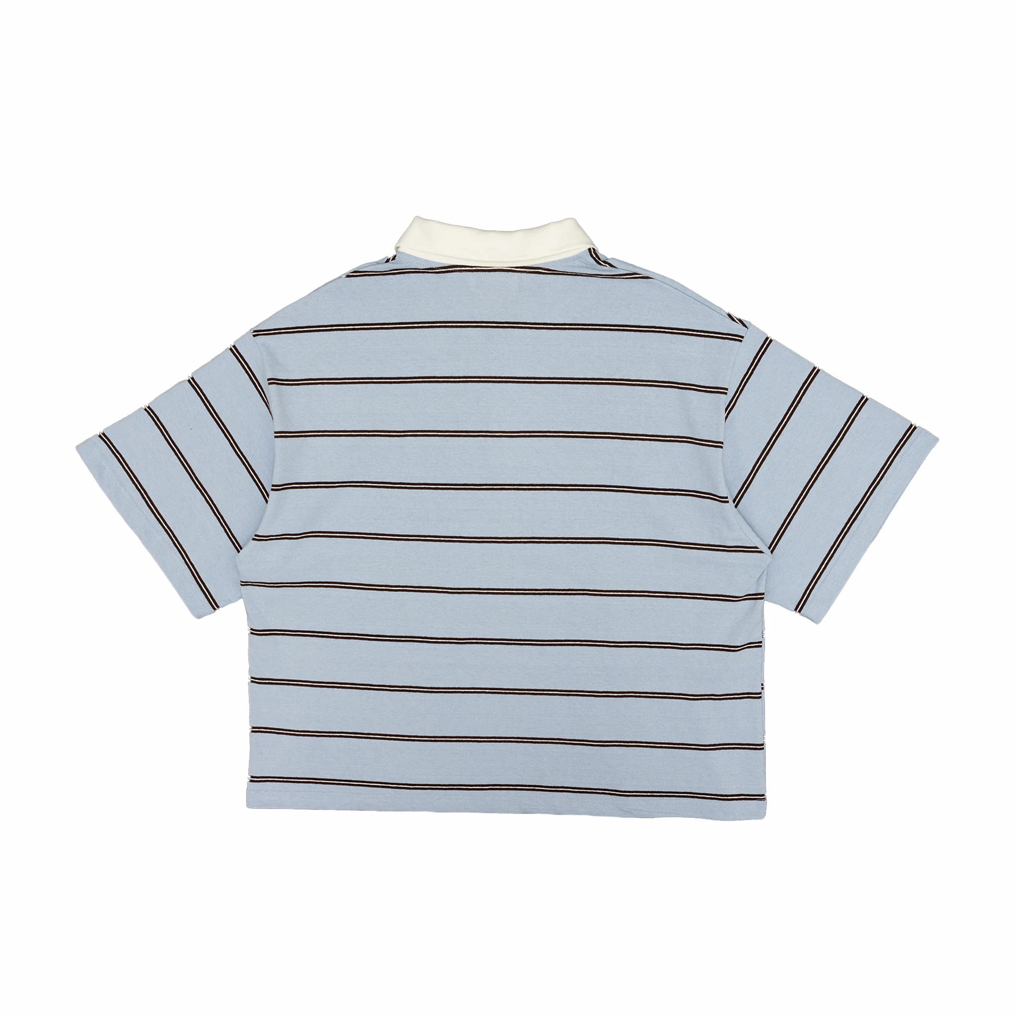 Estudio Niksen Boxy Jersey Polo (Light Blue) - Image 2