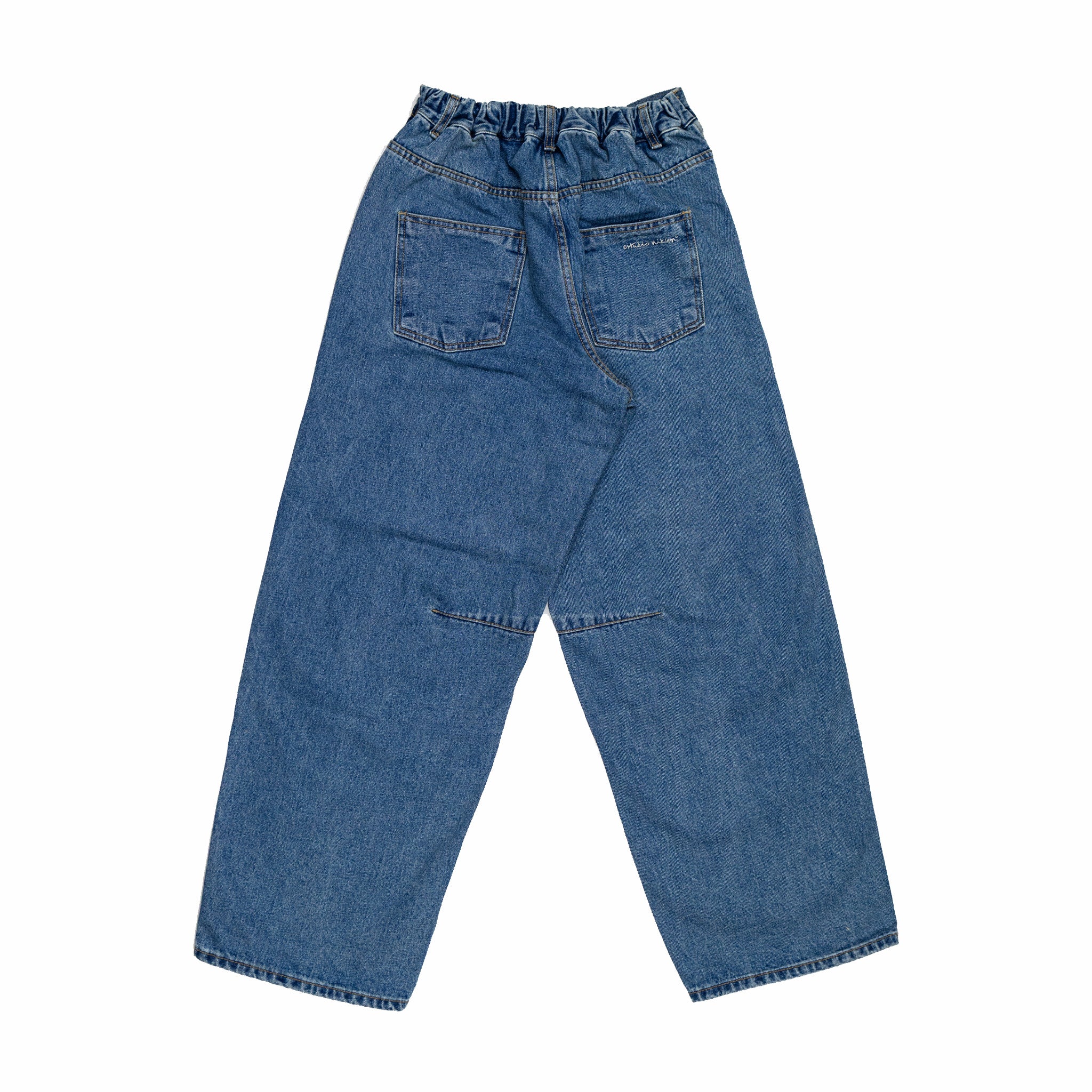 Estudio Niksen Half-Dart Maxi Jeans (Blue) - Image 2