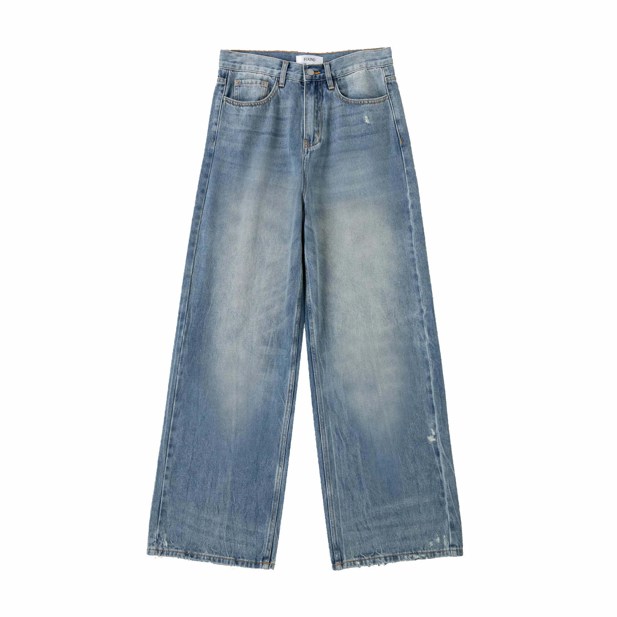 Found Lacy Baggy Jeans (Vintage Blue)