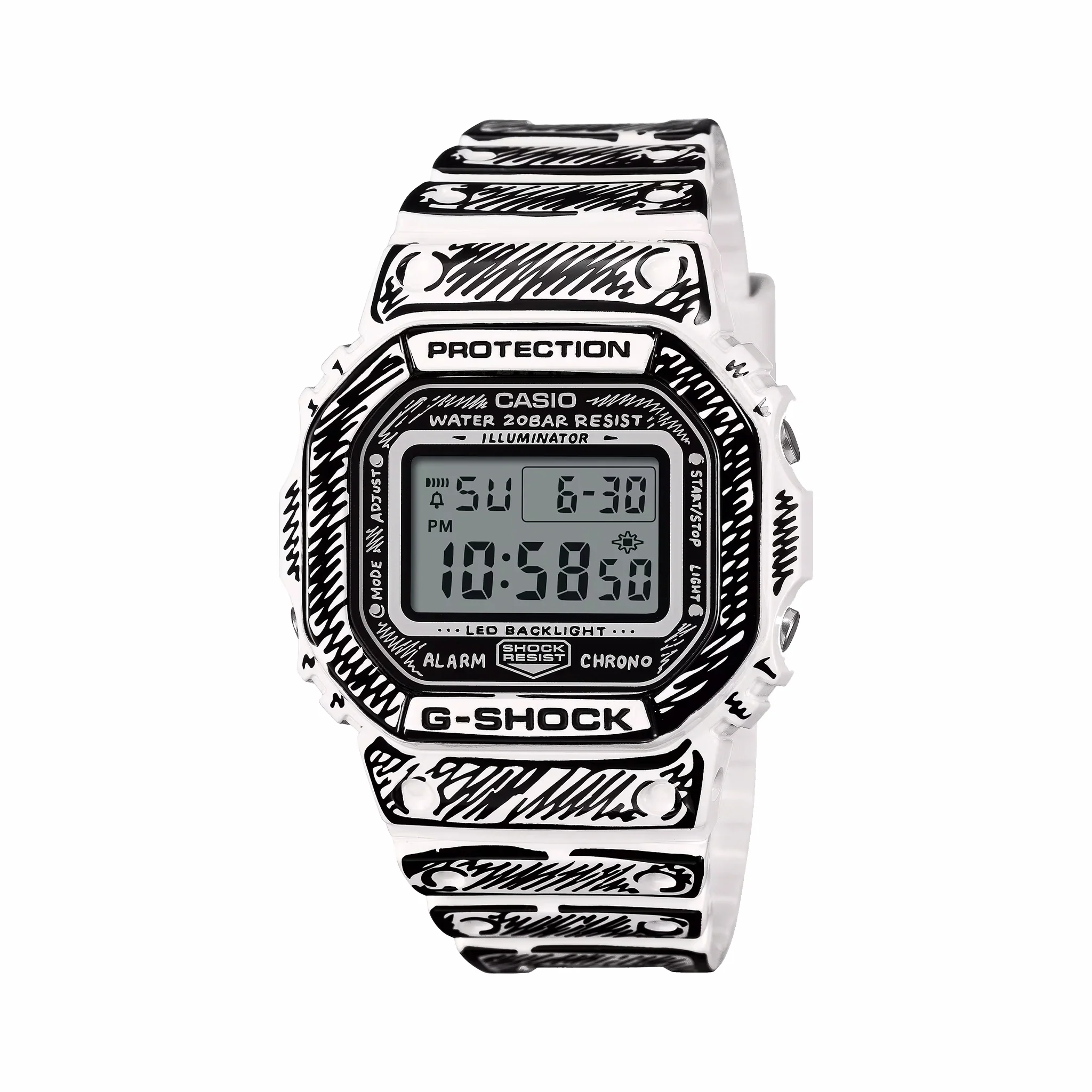 G-SHOCK x Joshua Vides DW5600JV-7 (White) - Image 3