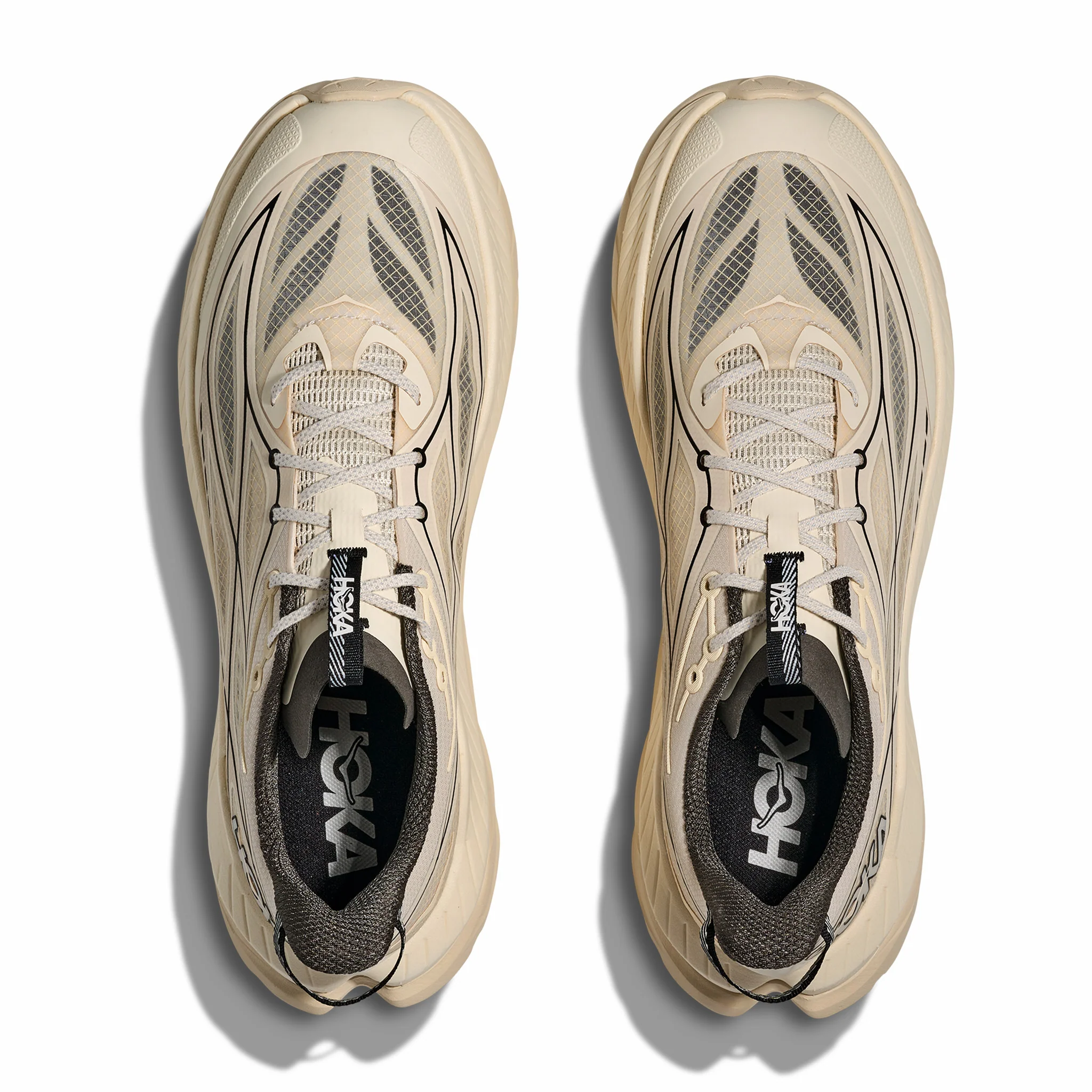 Hoka Men's Mach Remastered (Eggshell/Asphalt Grey) - Image 2