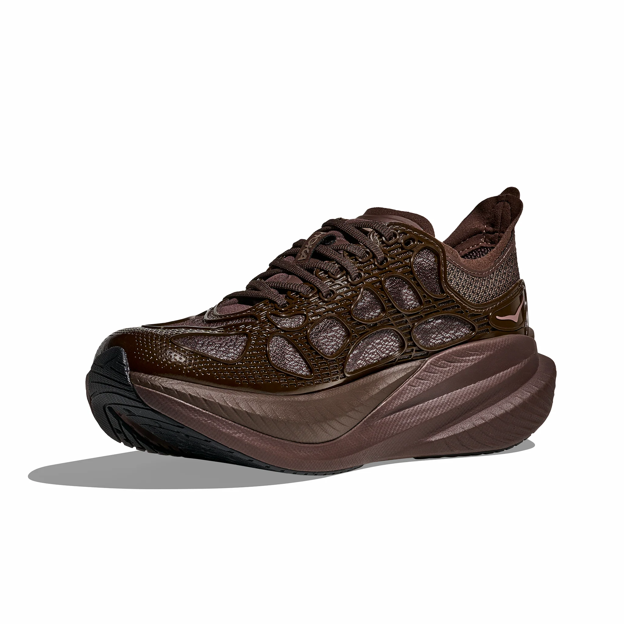 HOKA Men's Mach X Caged (Walnut/Soaring Blue) - Image 4