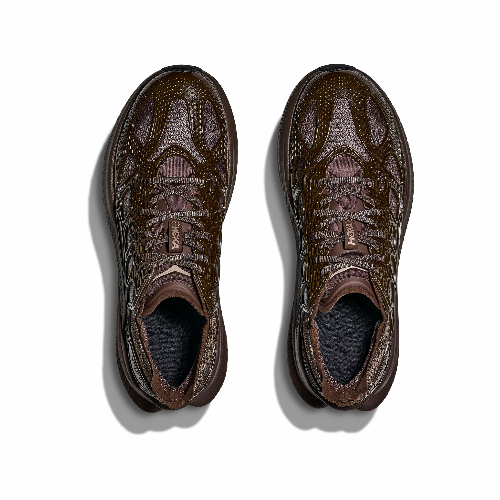 HOKA Men's Mach X Caged (Walnut/Soaring Blue) - Image 7