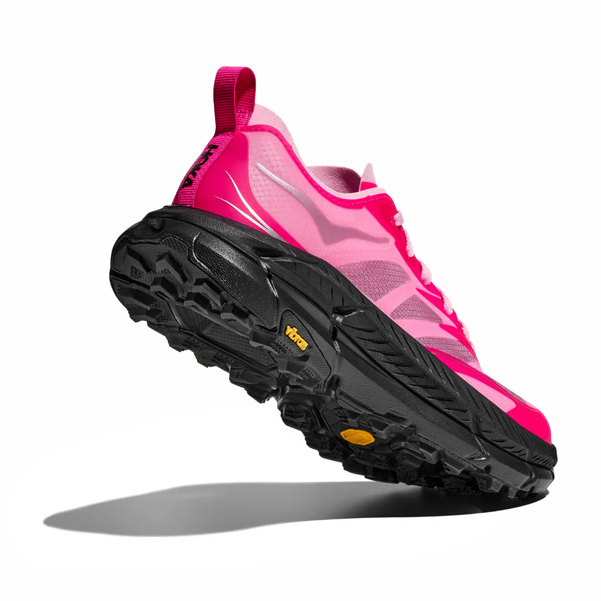 Hoka Men's Mafate Speed 4 Lite (Neon Dragonfruit/Black) - Image 4