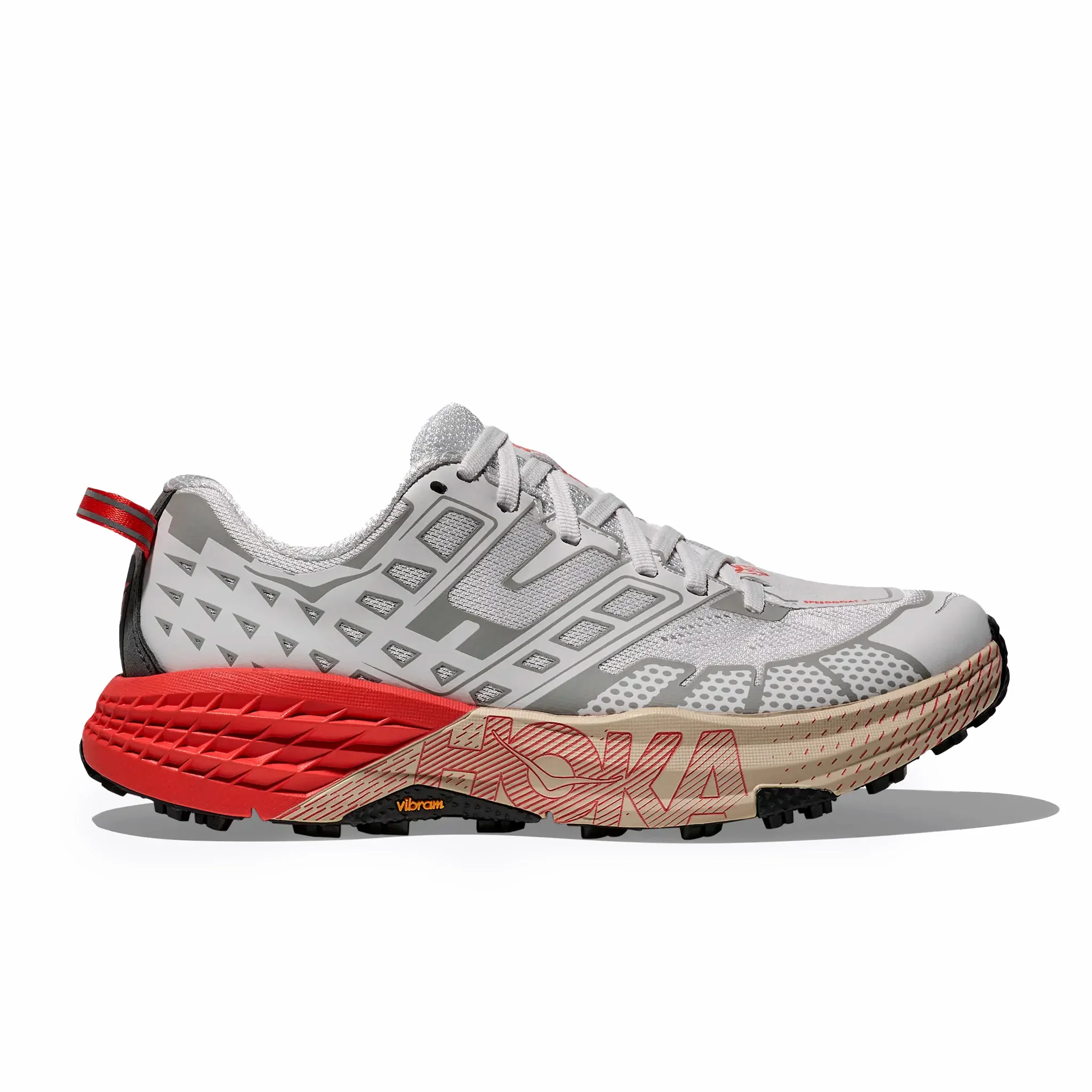 Hoka Men's Speedgoat 2 (White/Tomato)