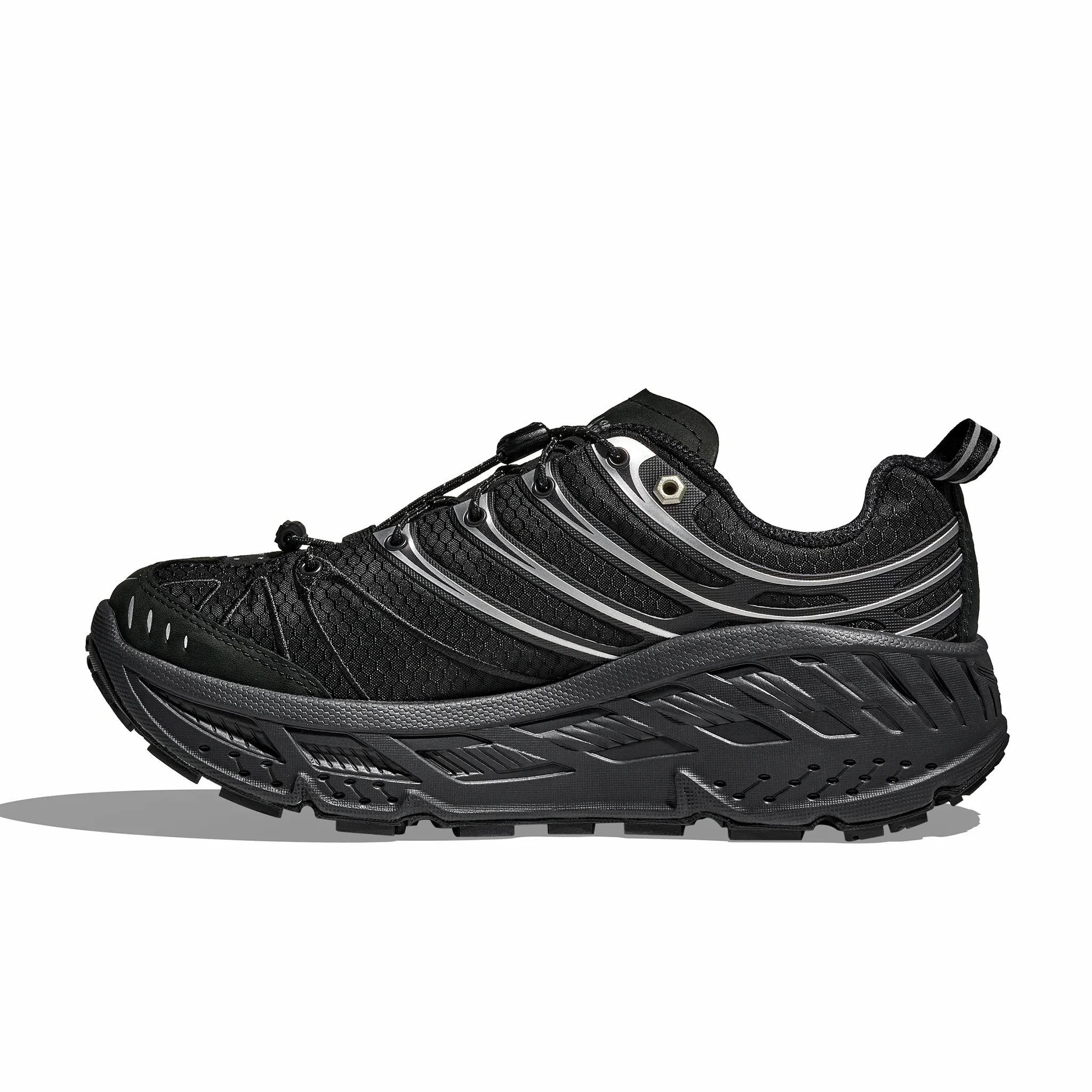 HOKA Men's Stinson EVO GTX (Black/Silver) - Image 2