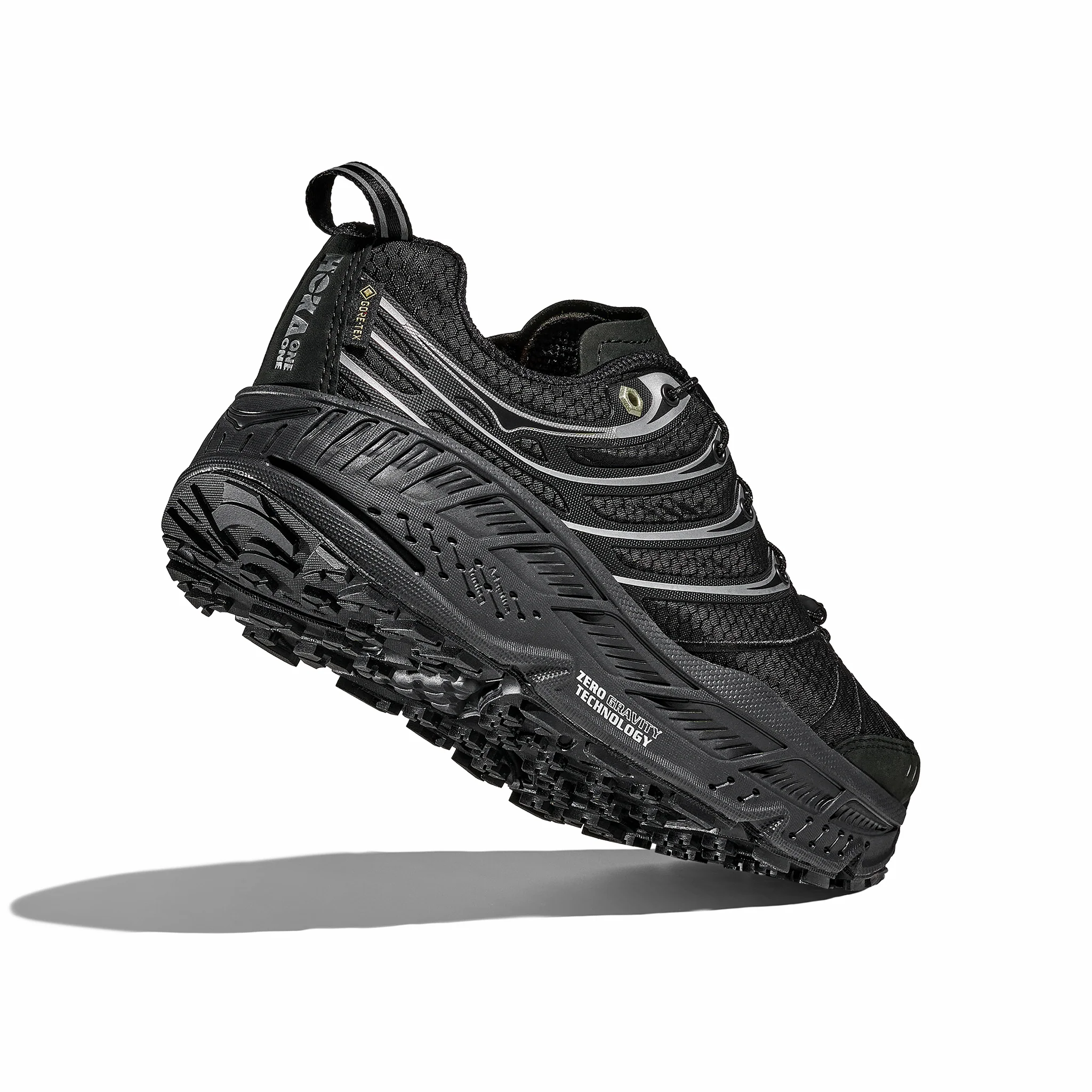 HOKA Men's Stinson EVO GTX (Black/Silver) - Image 4