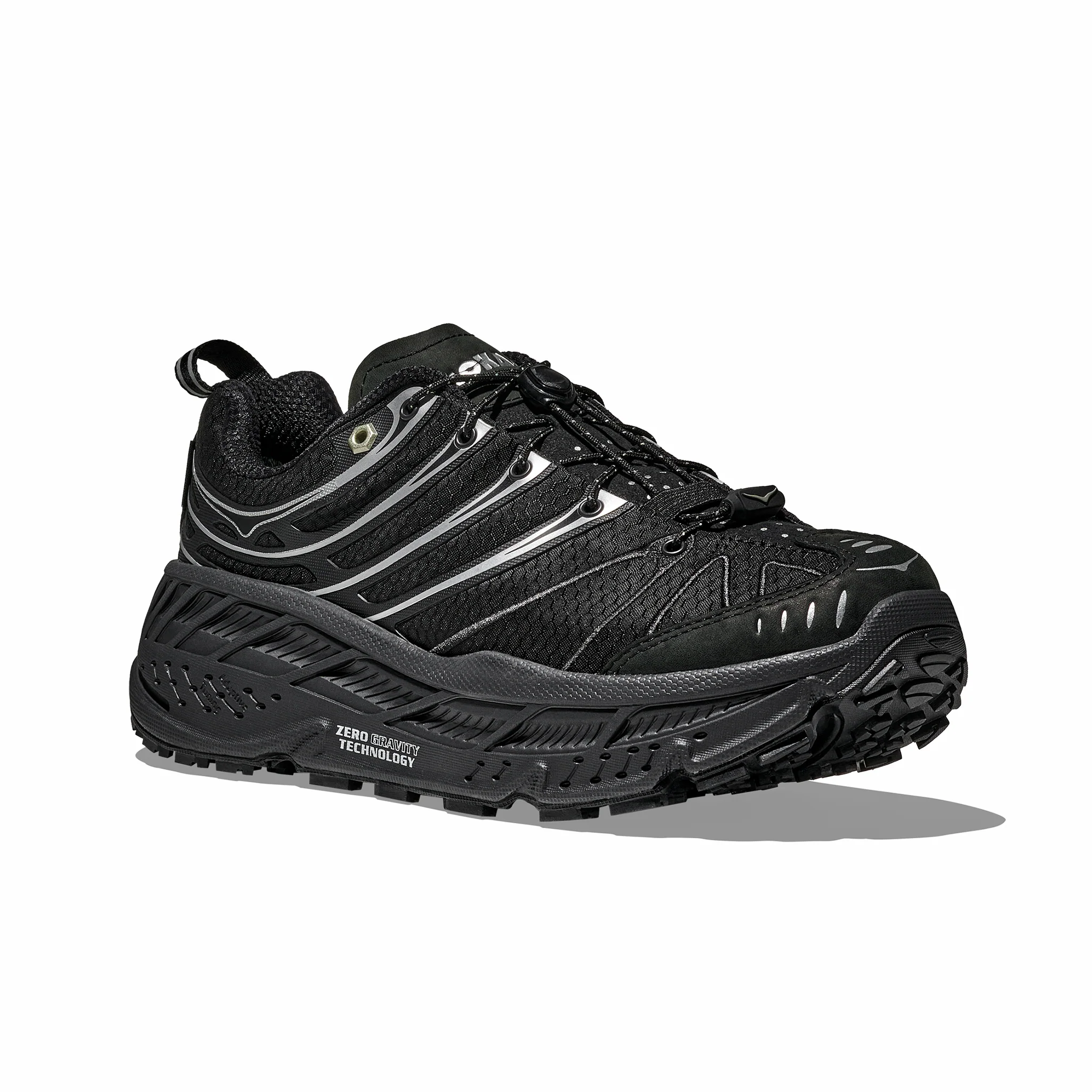HOKA Men's Stinson EVO GTX (Black/Silver) - Image 5
