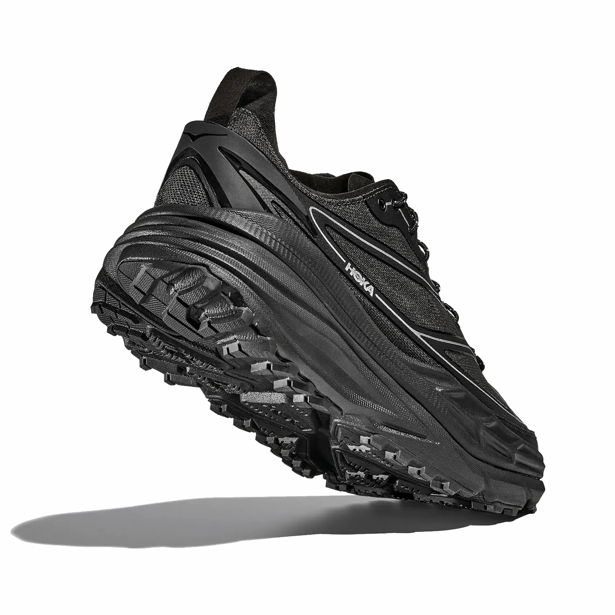 Hoka Men's Stinson One7 (Black/Silver) - Image 2