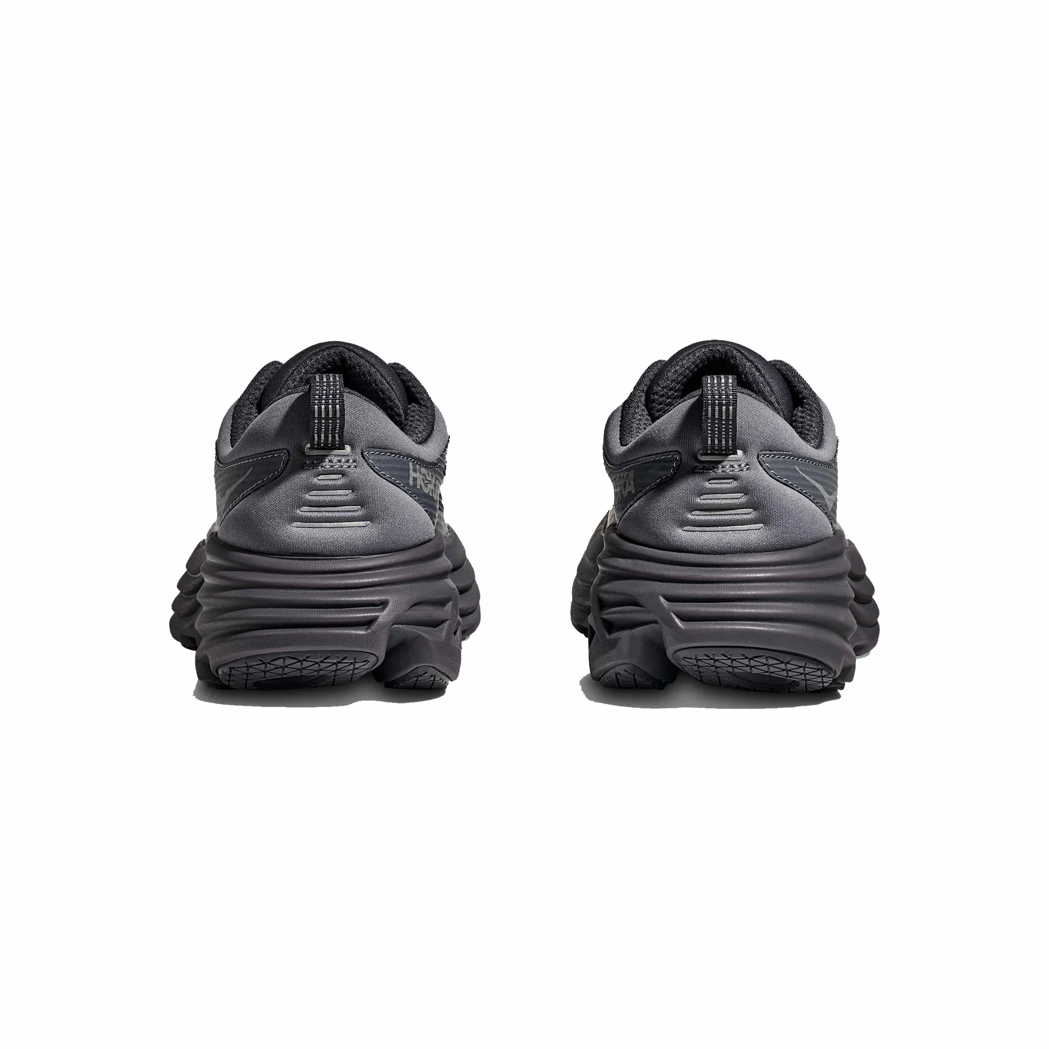Hoka Unisex Bondi 8 TS Caged (Charcoal Grey/Grey Skies) - Image 3
