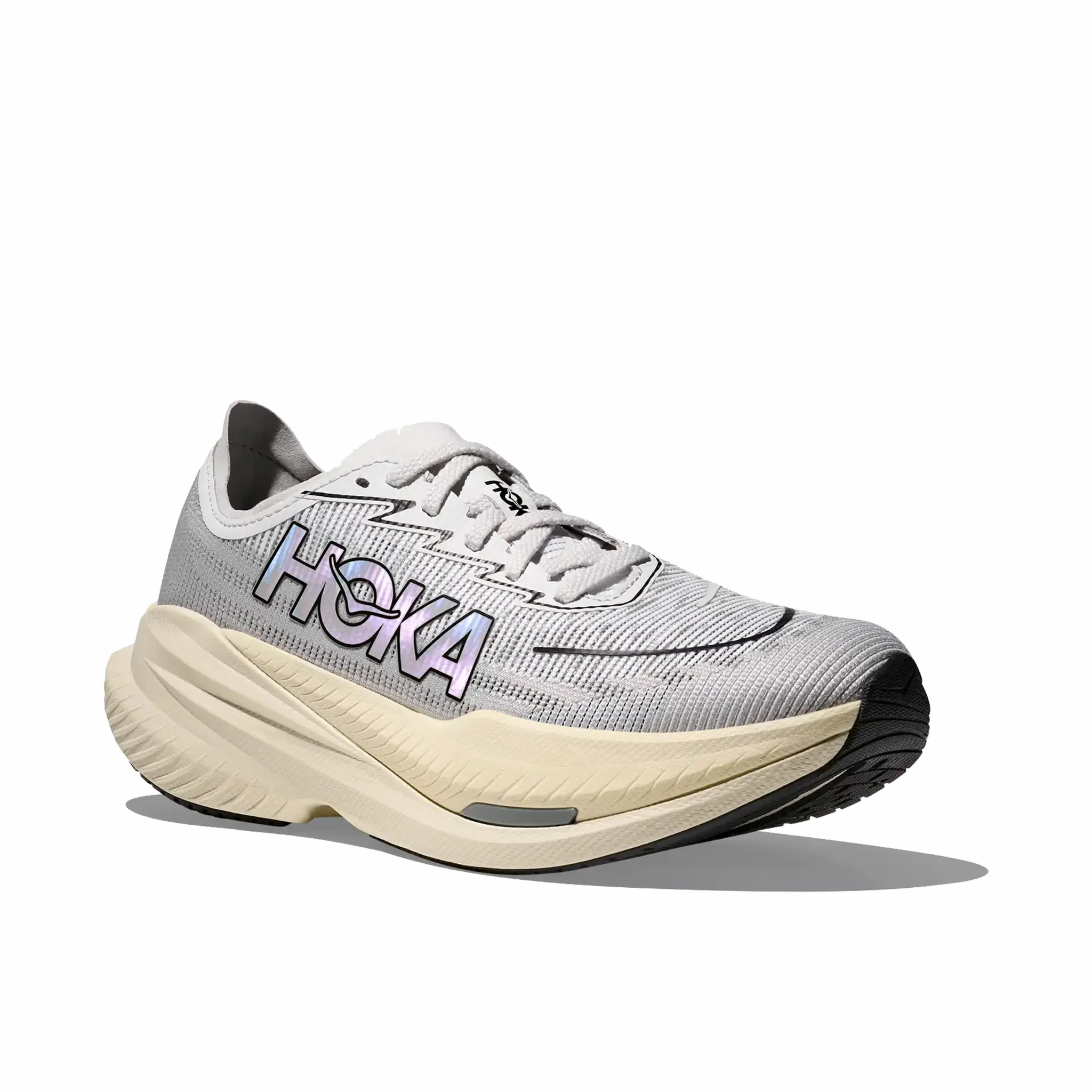 Hoka Unisex Mach X2 (White/Cosmic Grey) - Image 2