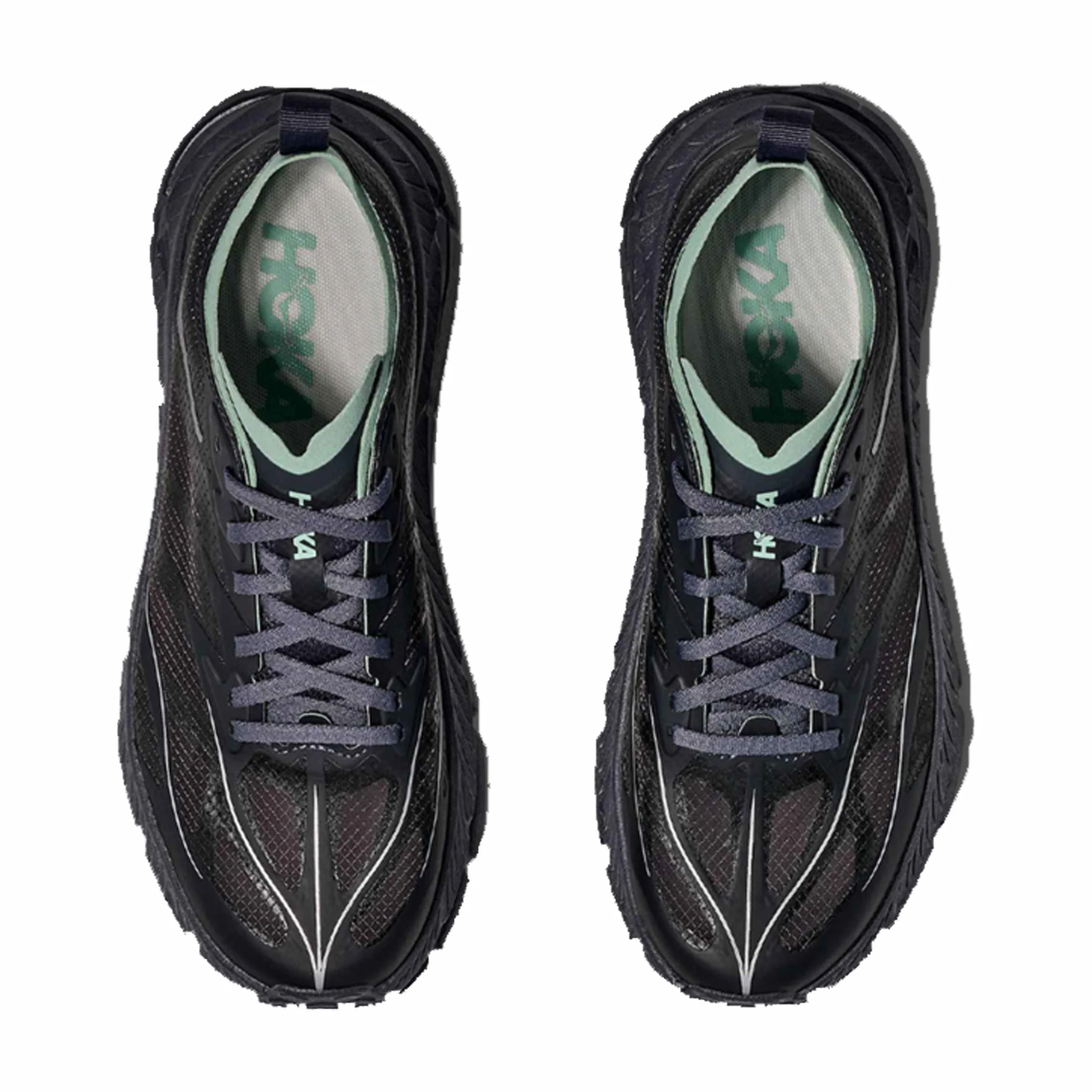 HOKA Unisex Mafate Speed 4 Lite (Charcoal Grey/Jade) - Image 3