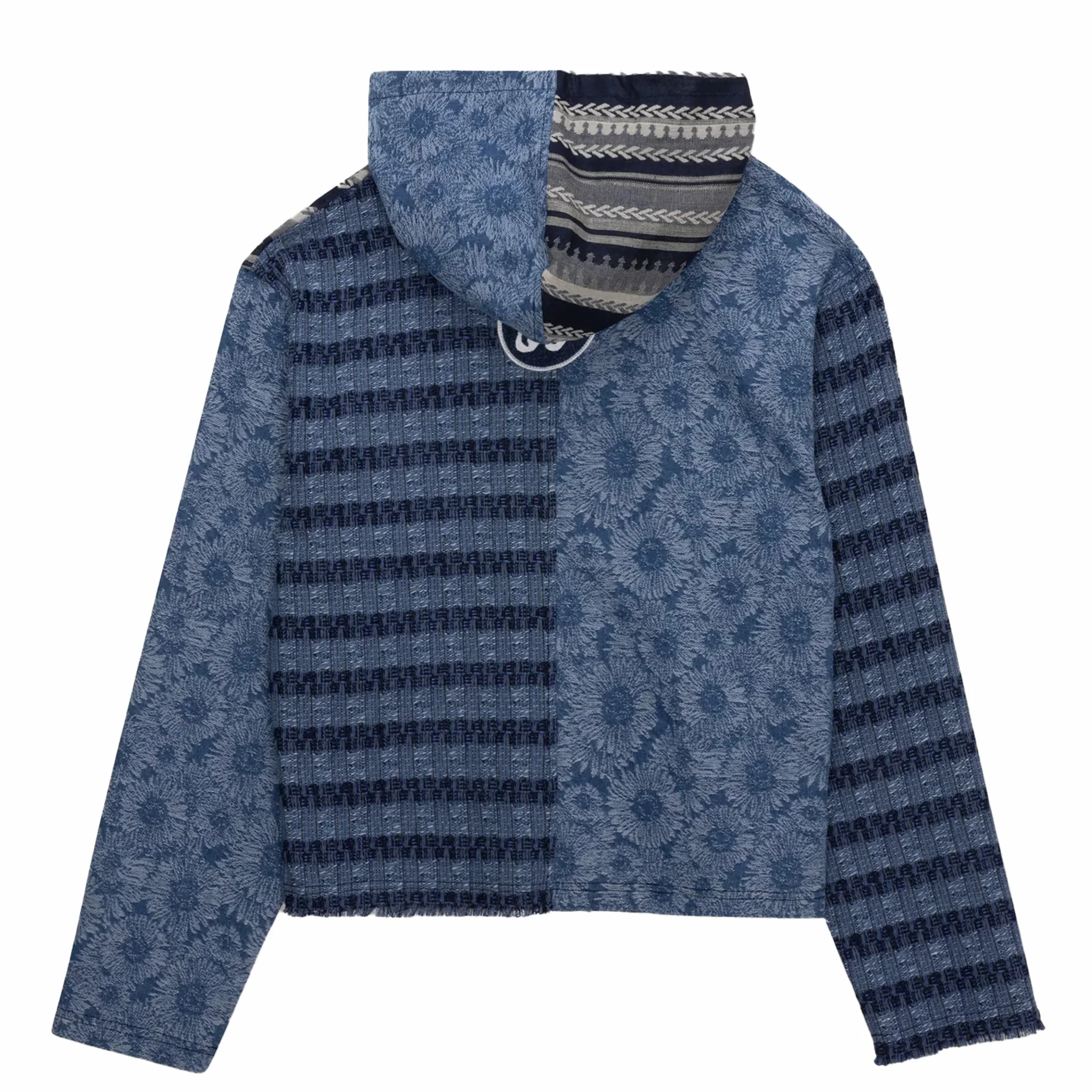 Honor The Gift Indigo Tapestry Hoodie (Indigo) - Image 2
