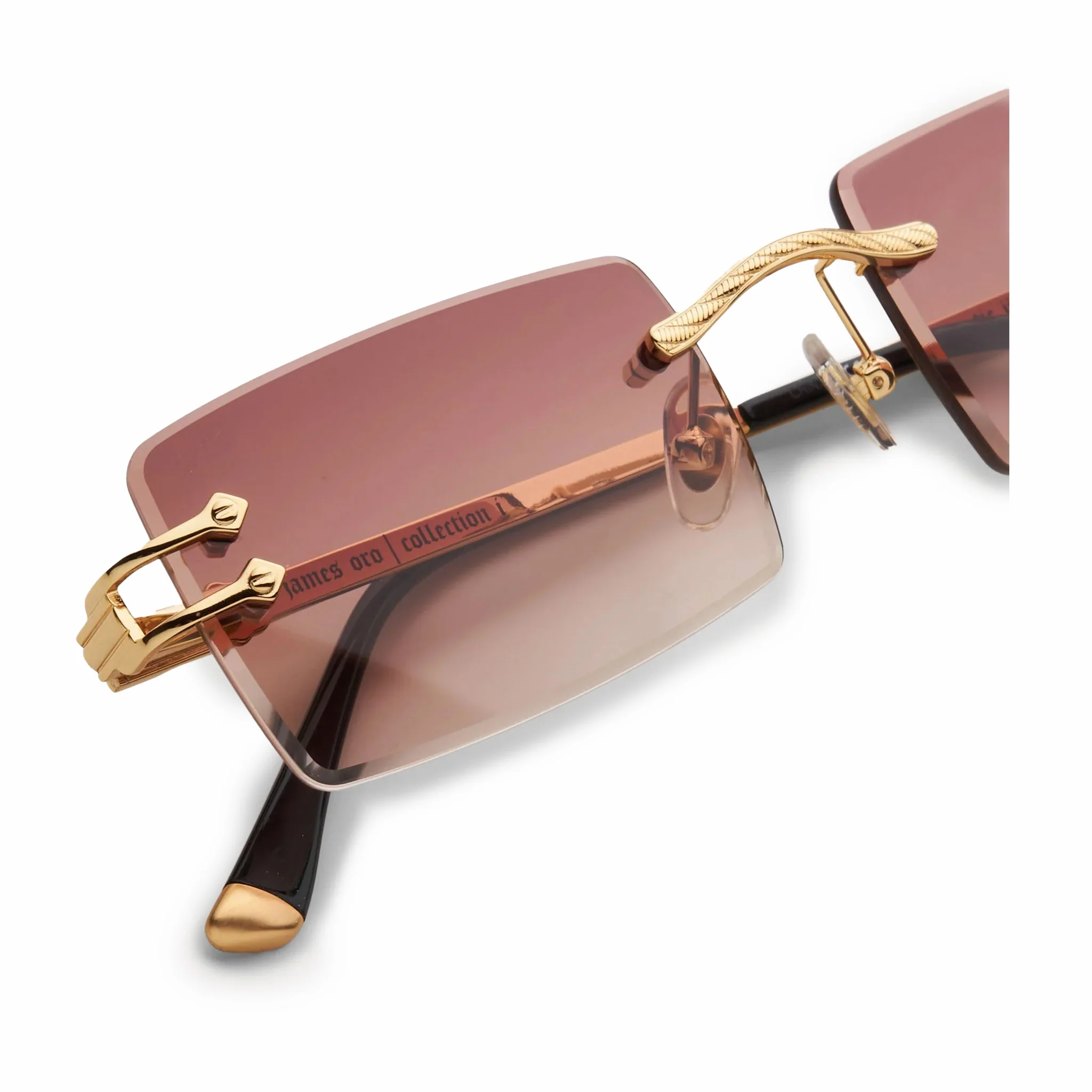 James Oro Brown Tint Authentic II (Brown Tint/Gold Frame) - Image 3