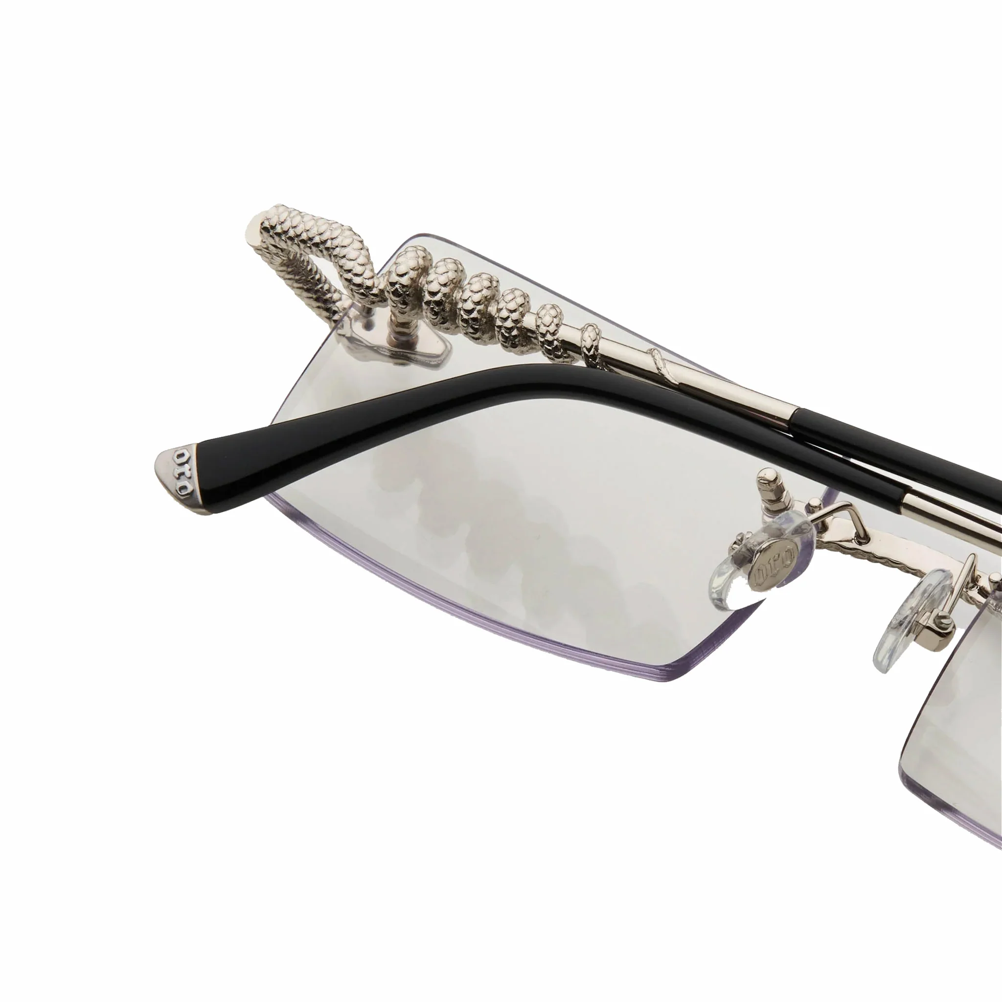 James Oro Clear Silver Serpent "Authentic" (Clear Tint/Silver Frame) - Image 3