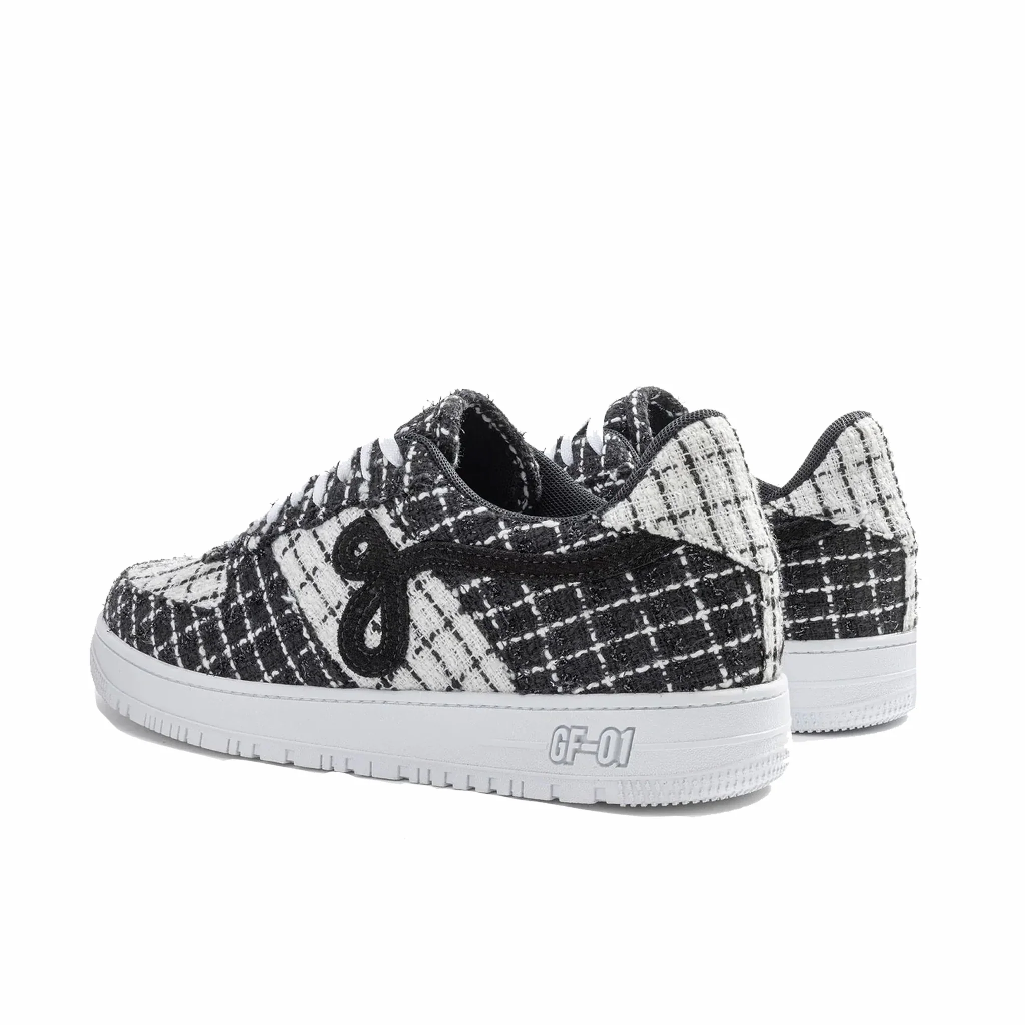 John Geiger “Tuxedo Tweed” GF-01 (Black/White) - Image 2