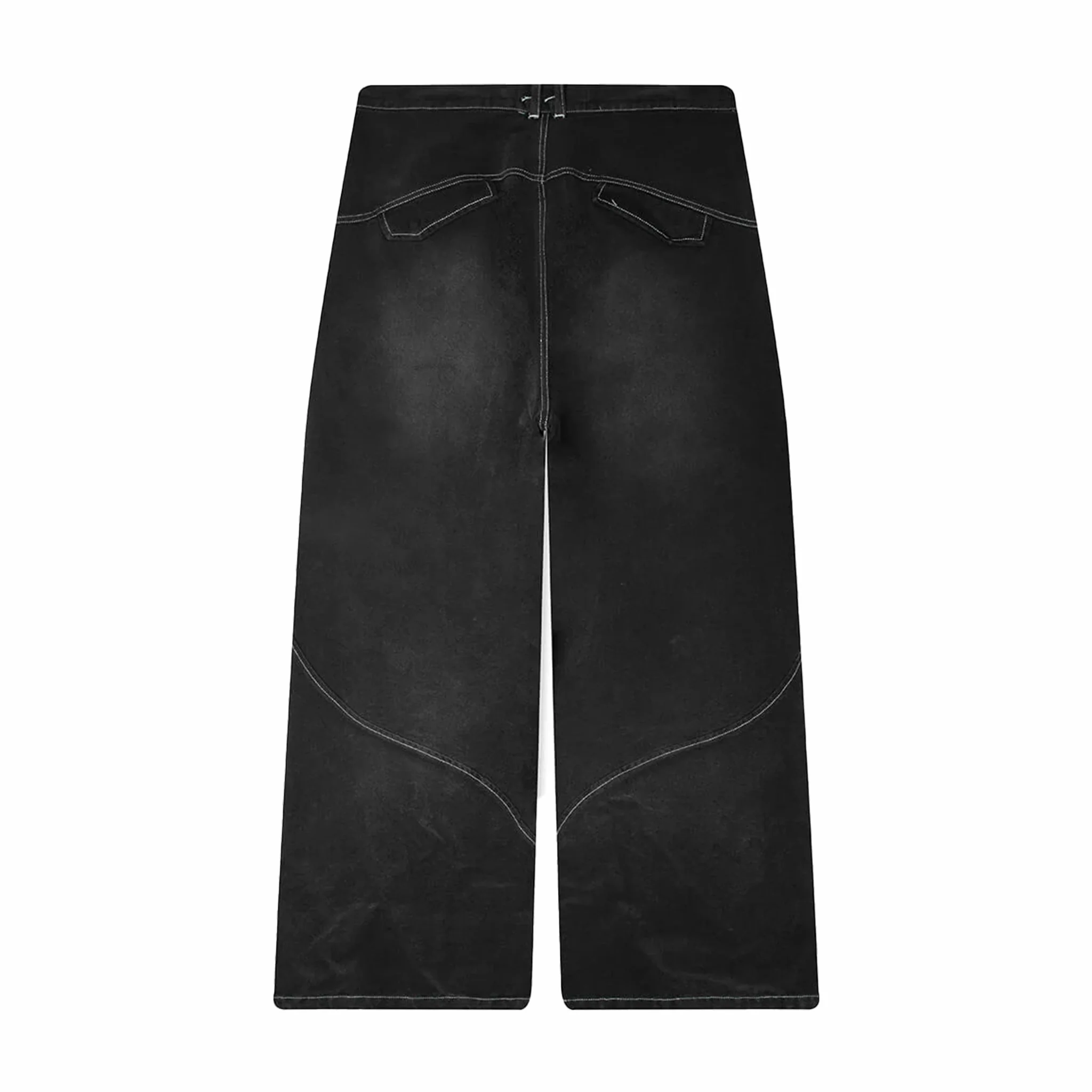 Jungles Denim Slant Pant (Washed Black) - Image 2
