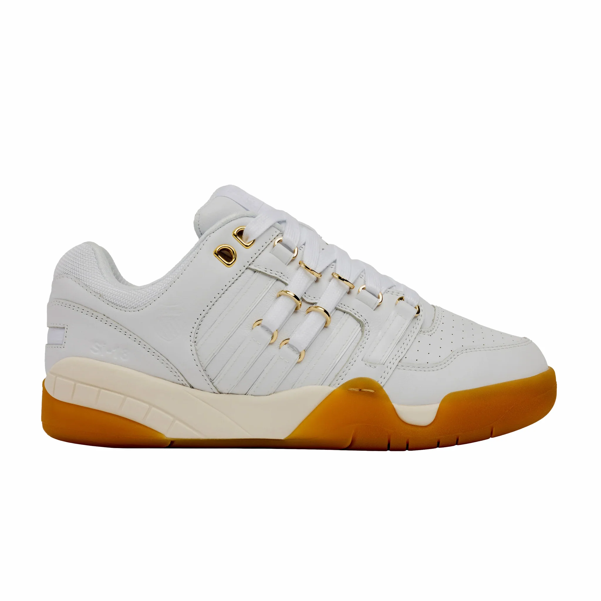 K-Swiss Men's KSRC SI-18 International (White/Erget/Gum/Gold)