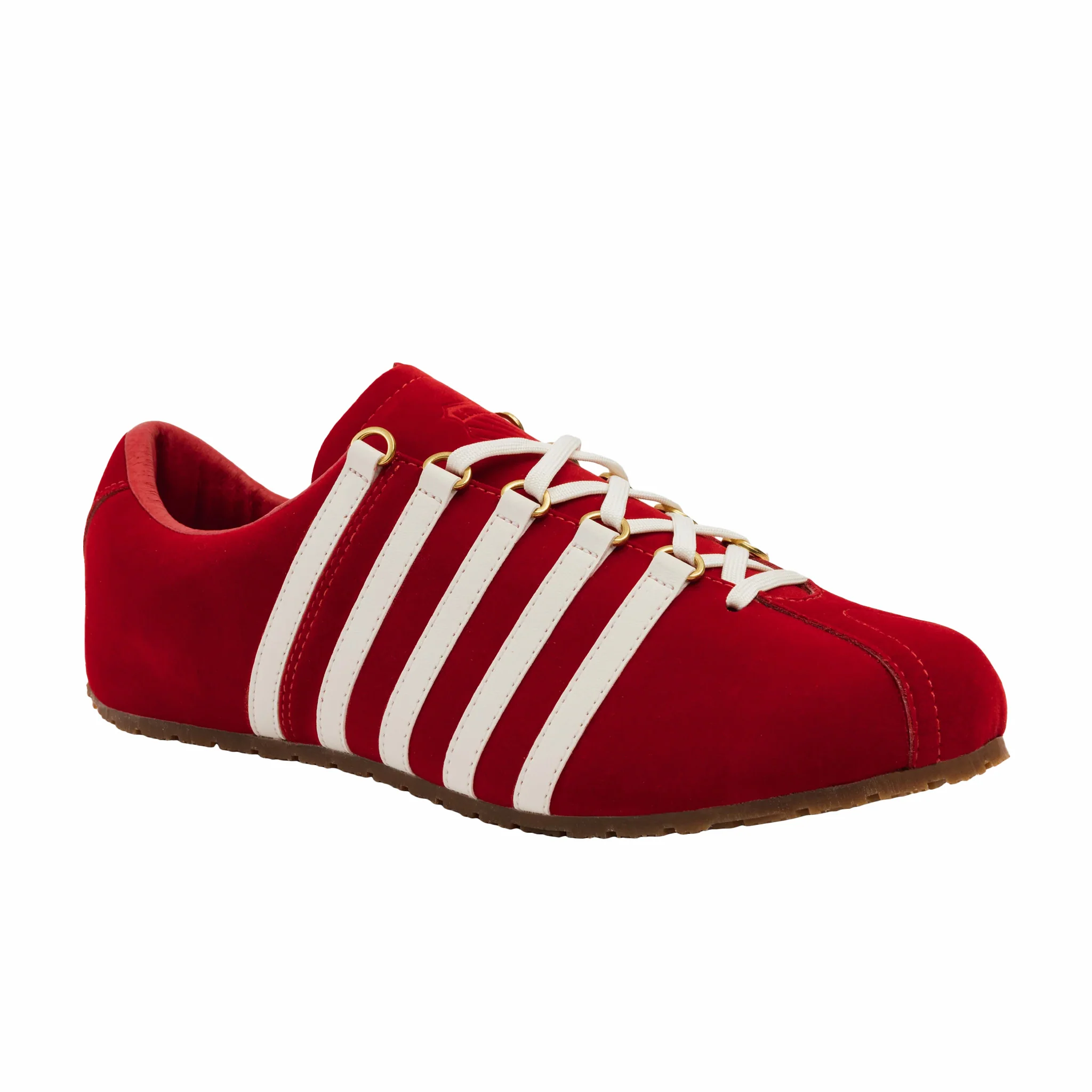 K-Swiss Women's KSRC "Before The Classic" (Mars Red/White/Gum/Gold) - Image 2