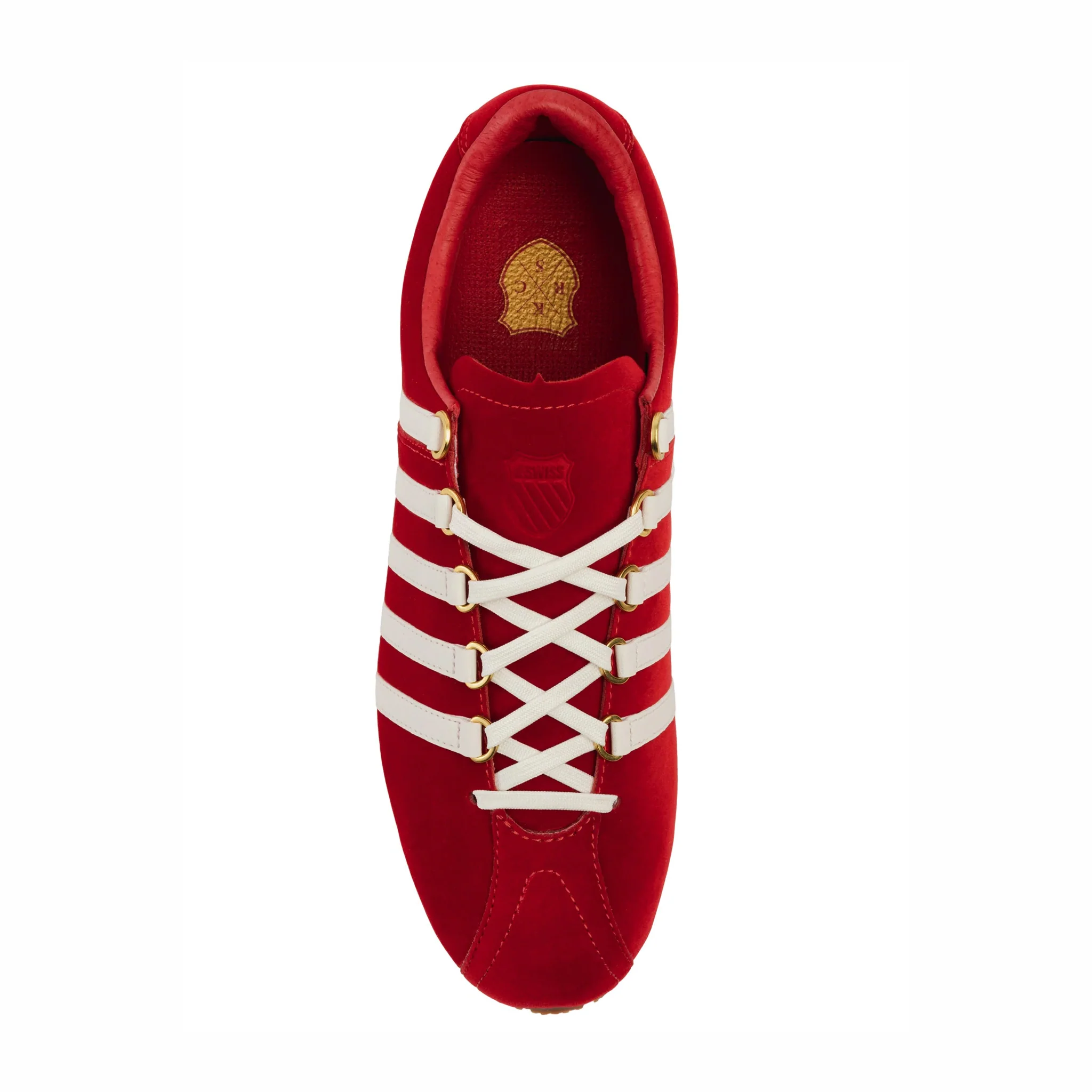 K-Swiss Women's KSRC "Before The Classic" (Mars Red/White/Gum/Gold) - Image 4