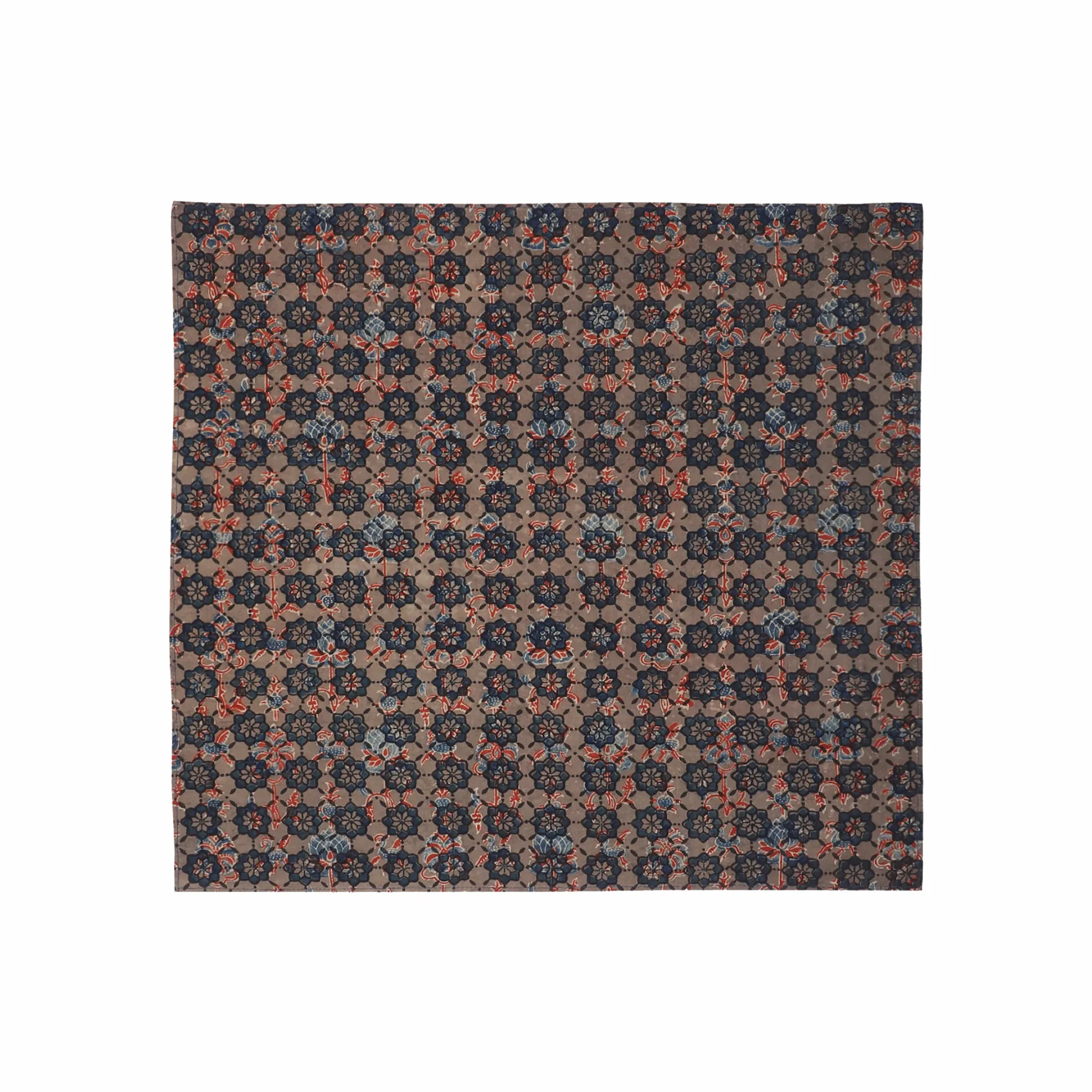 Kardo Ajrakh Bandana (Blue/Red)