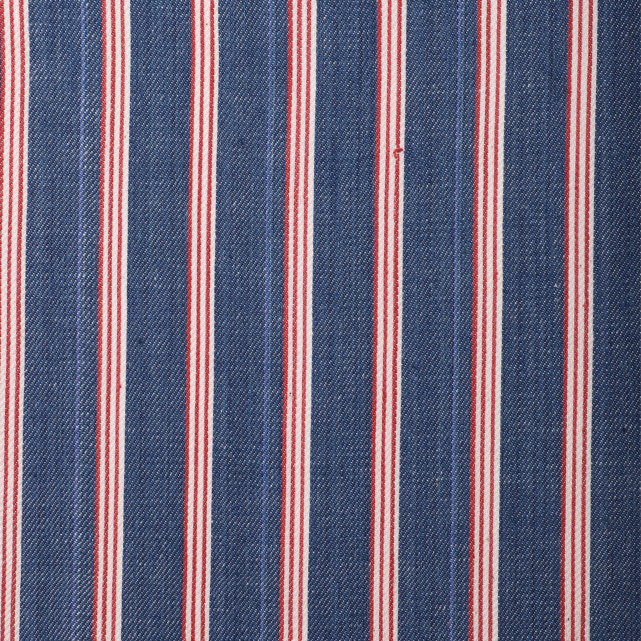 Kardo Antonio Over Sized Double Pleat Trousers (Blue/Red) - Image 3